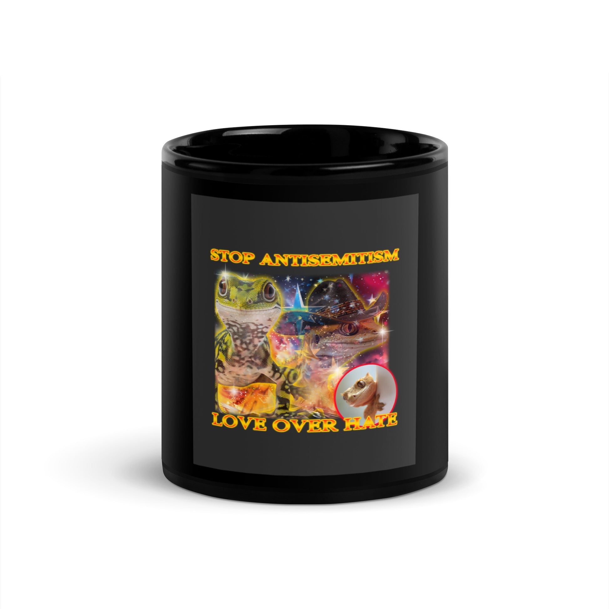 All In For Jews | Black Glossy Mug Jouparty