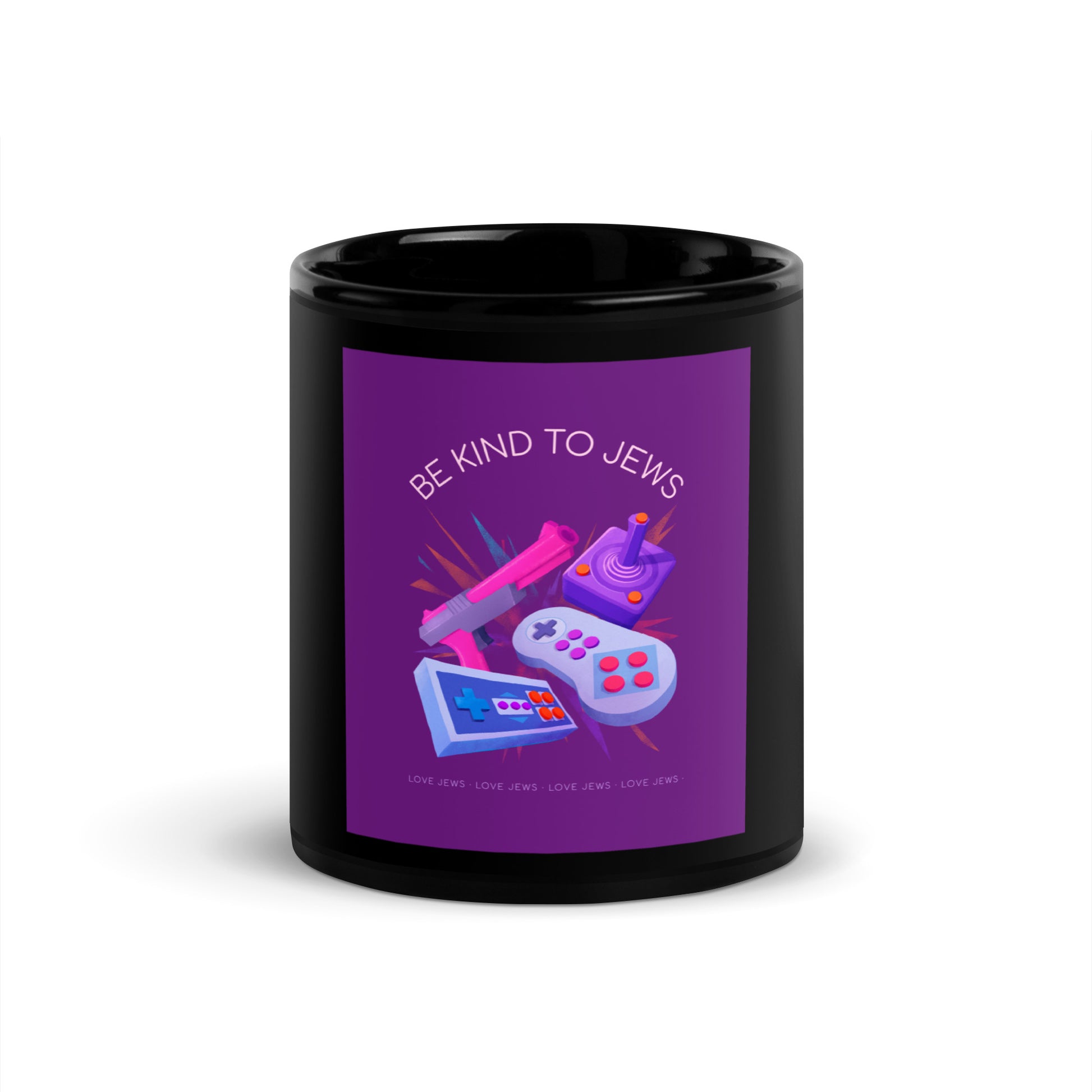 All In For Jews | Black Glossy Mug