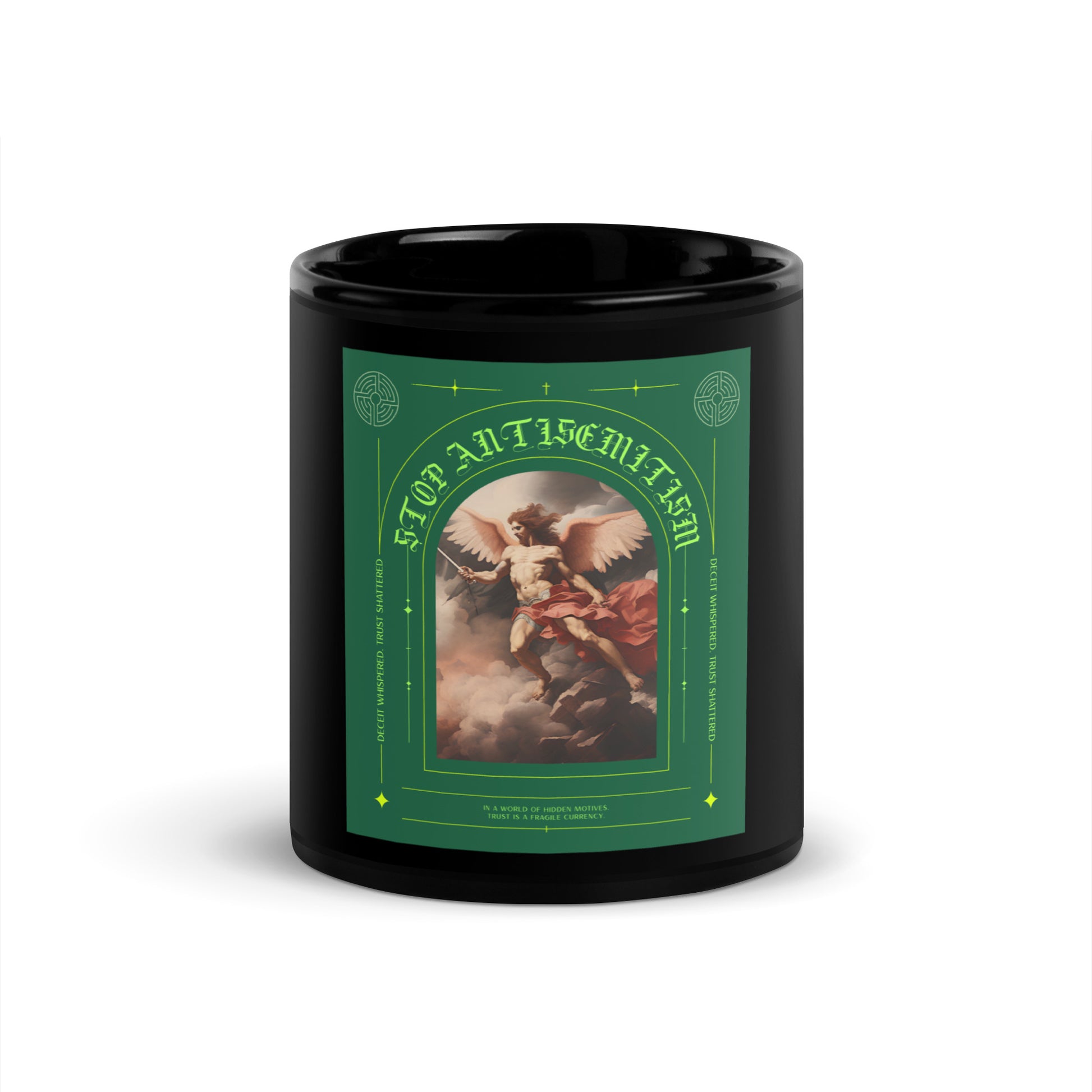 All In For Jews | Black Glossy Mug