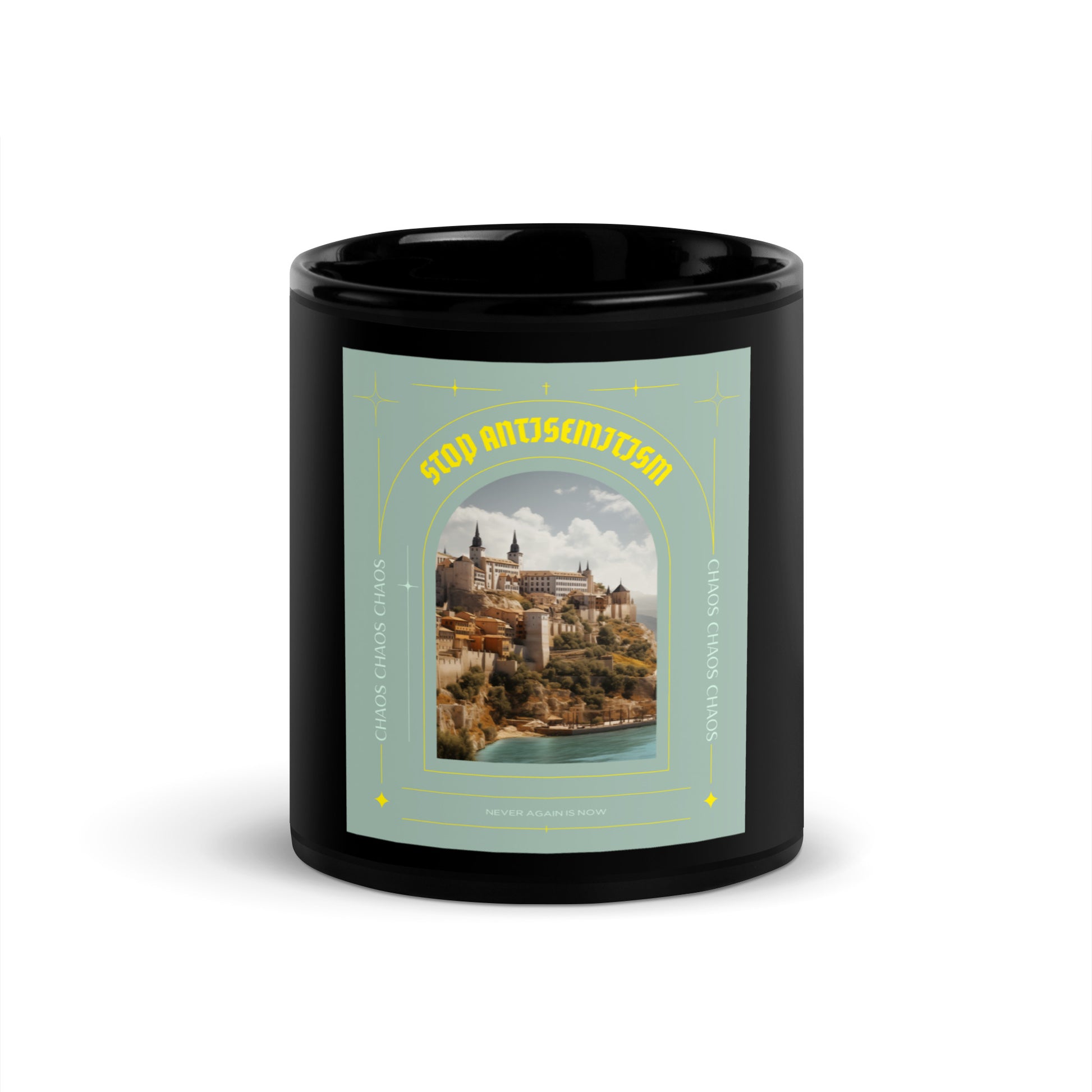 All In For Jews | Black Glossy Mug Jouparty