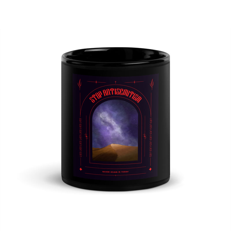 All In For Jews | Black Glossy Mug