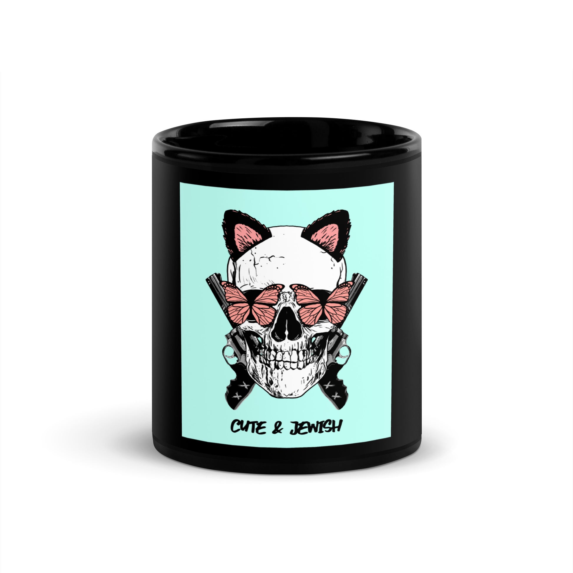 All In For Jews | Black Glossy Mug Jouparty