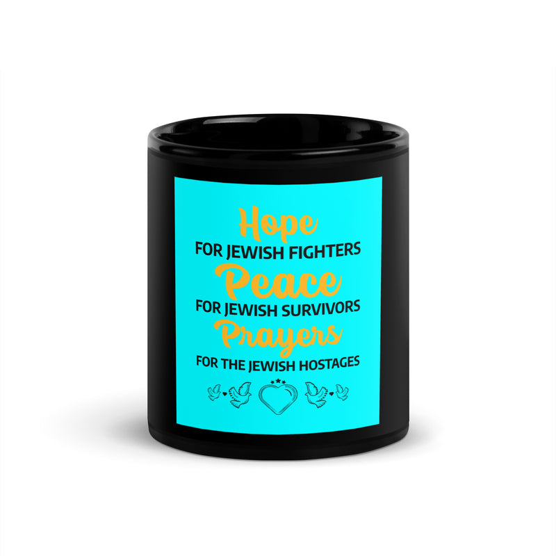All In For Jews | Black Glossy Mug