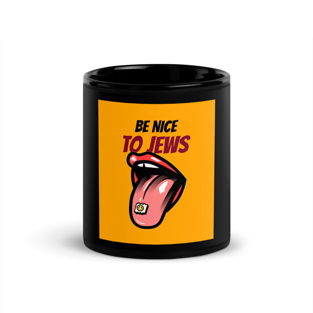 All In For Jews | Black Glossy Mug Jouparty