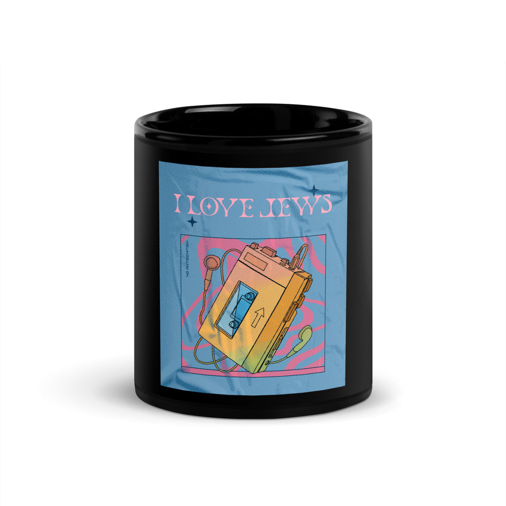 All In For Jews | Black Glossy Mug Jouparty