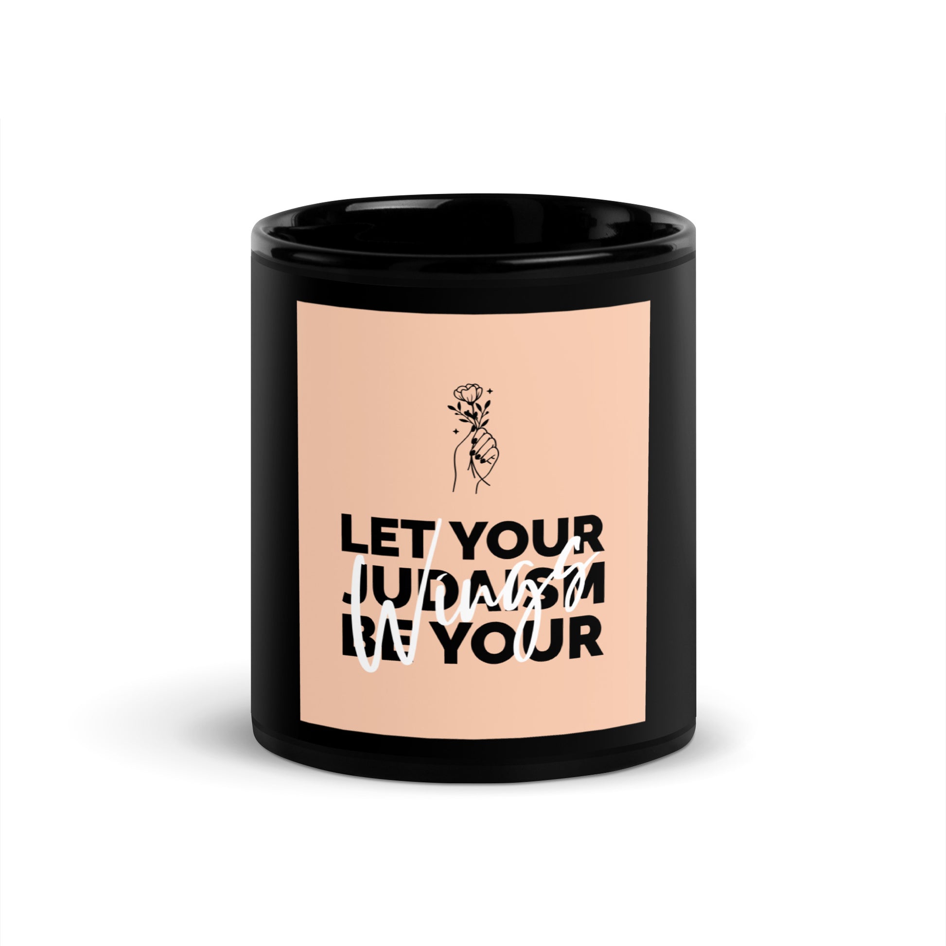 All In For Jews | Black Glossy Mug Jouparty