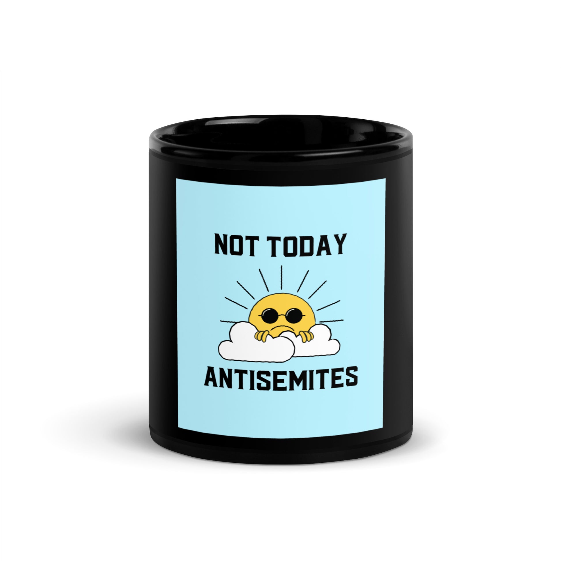 All In For Jews | Black Glossy Mug Jouparty