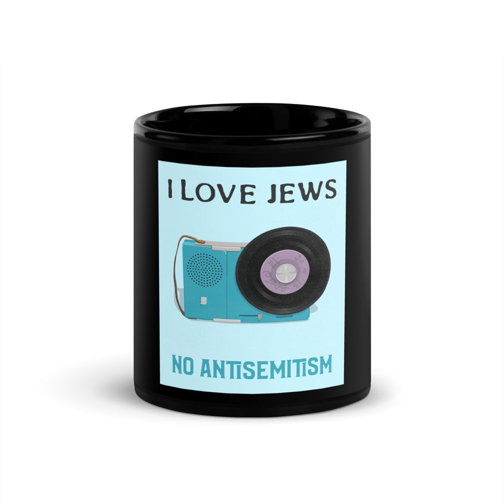 All In For Jews | Black Glossy Mug Jouparty