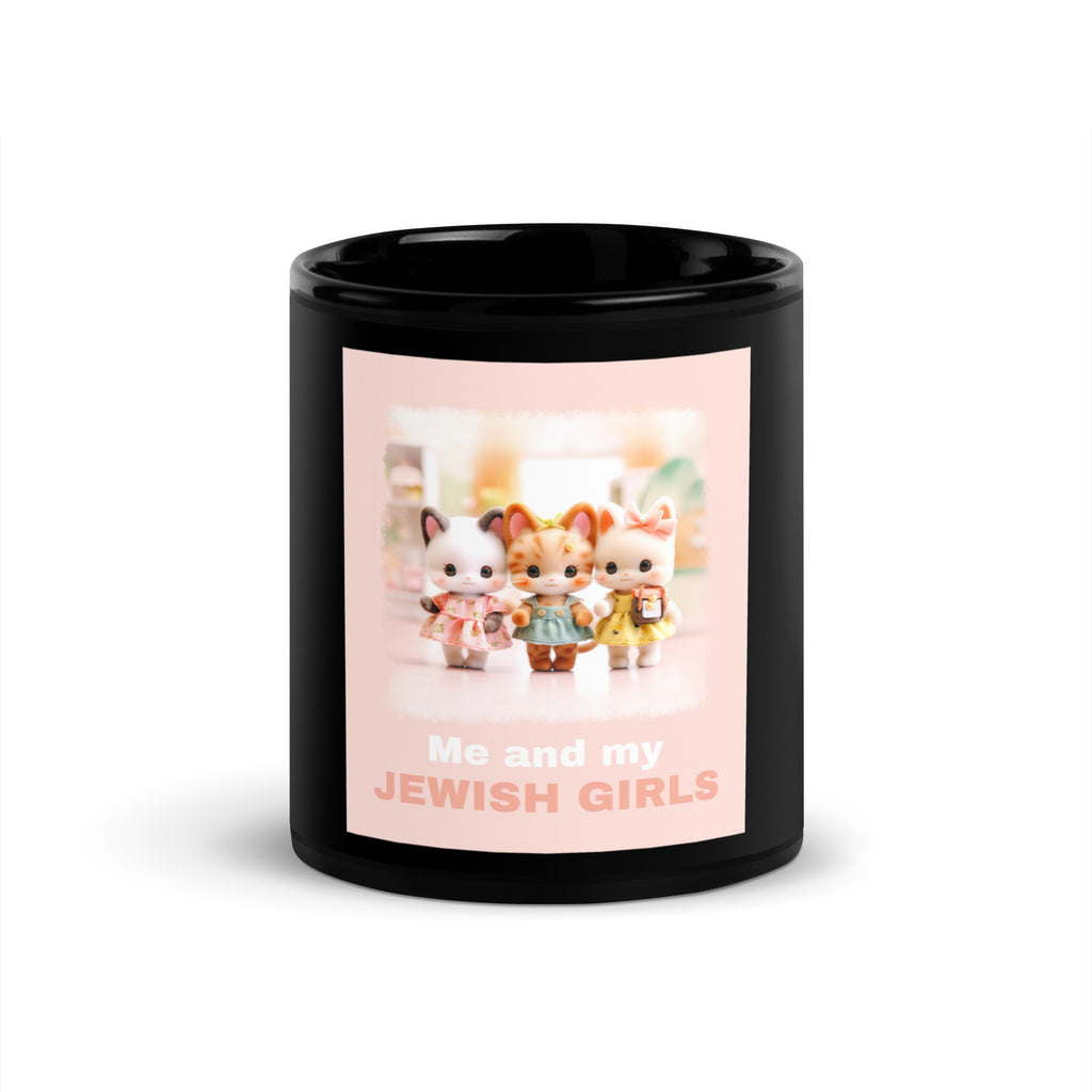 All In For Jews | Black Glossy Mug Jouparty