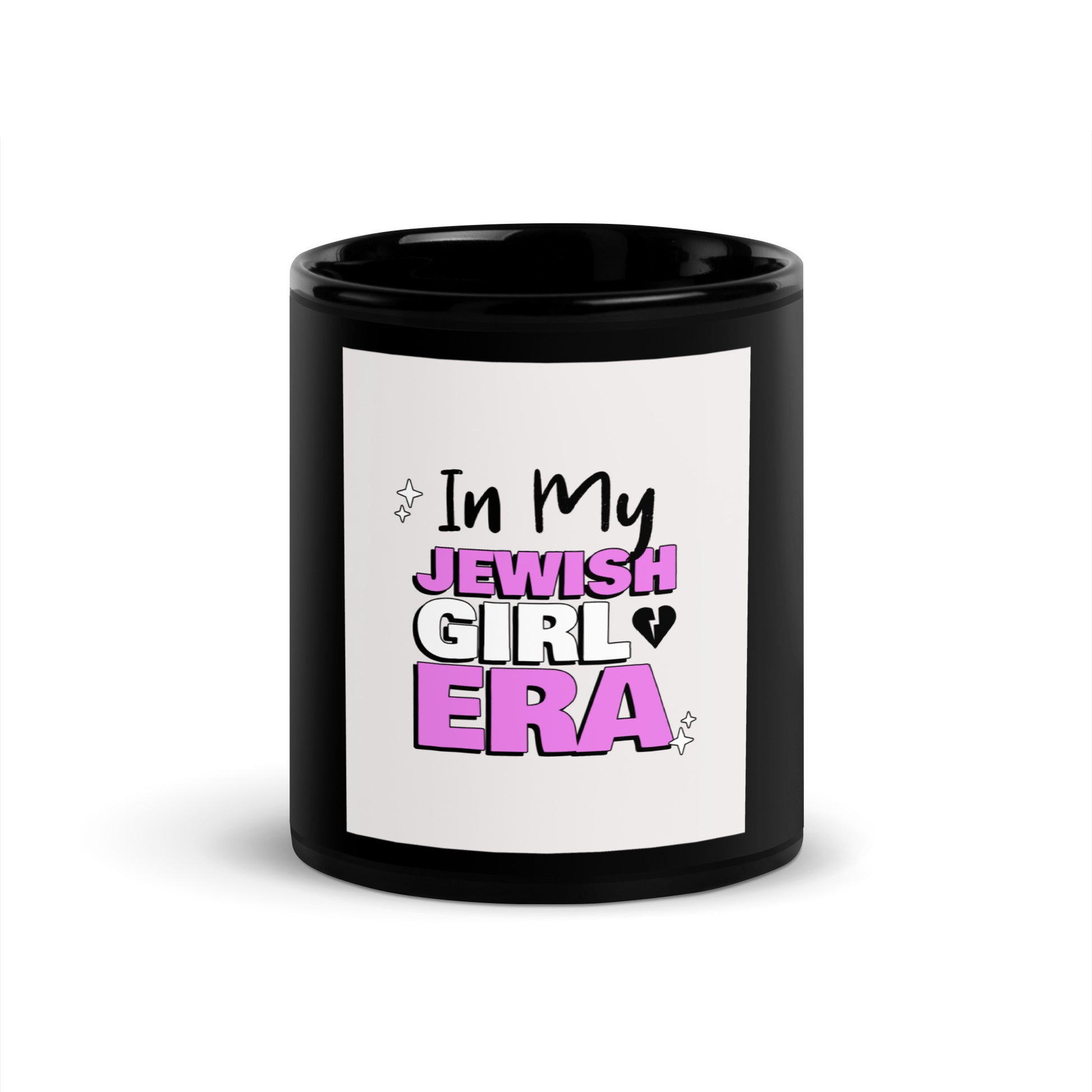 All In For Jews | Black Glossy Mug Jouparty
