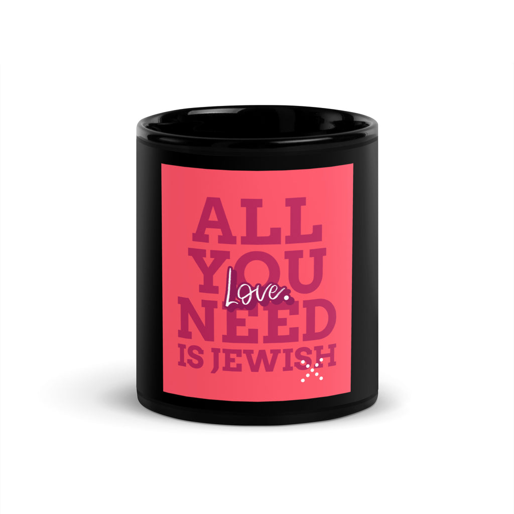 All In For Jews | Black Glossy Mug Jouparty
