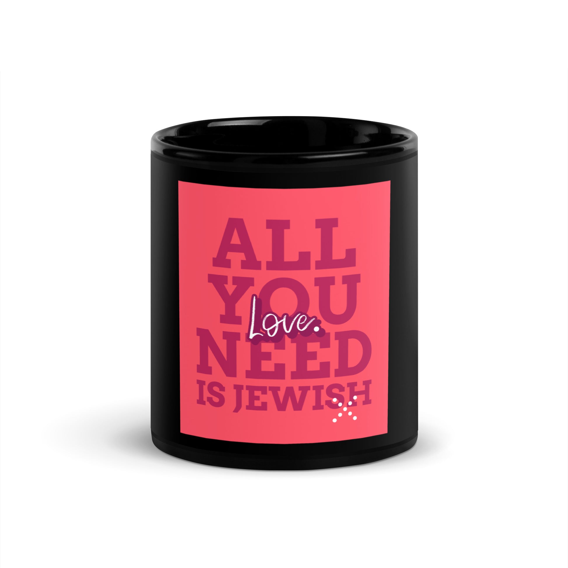 All In For Jews | Black Glossy Mug Jouparty