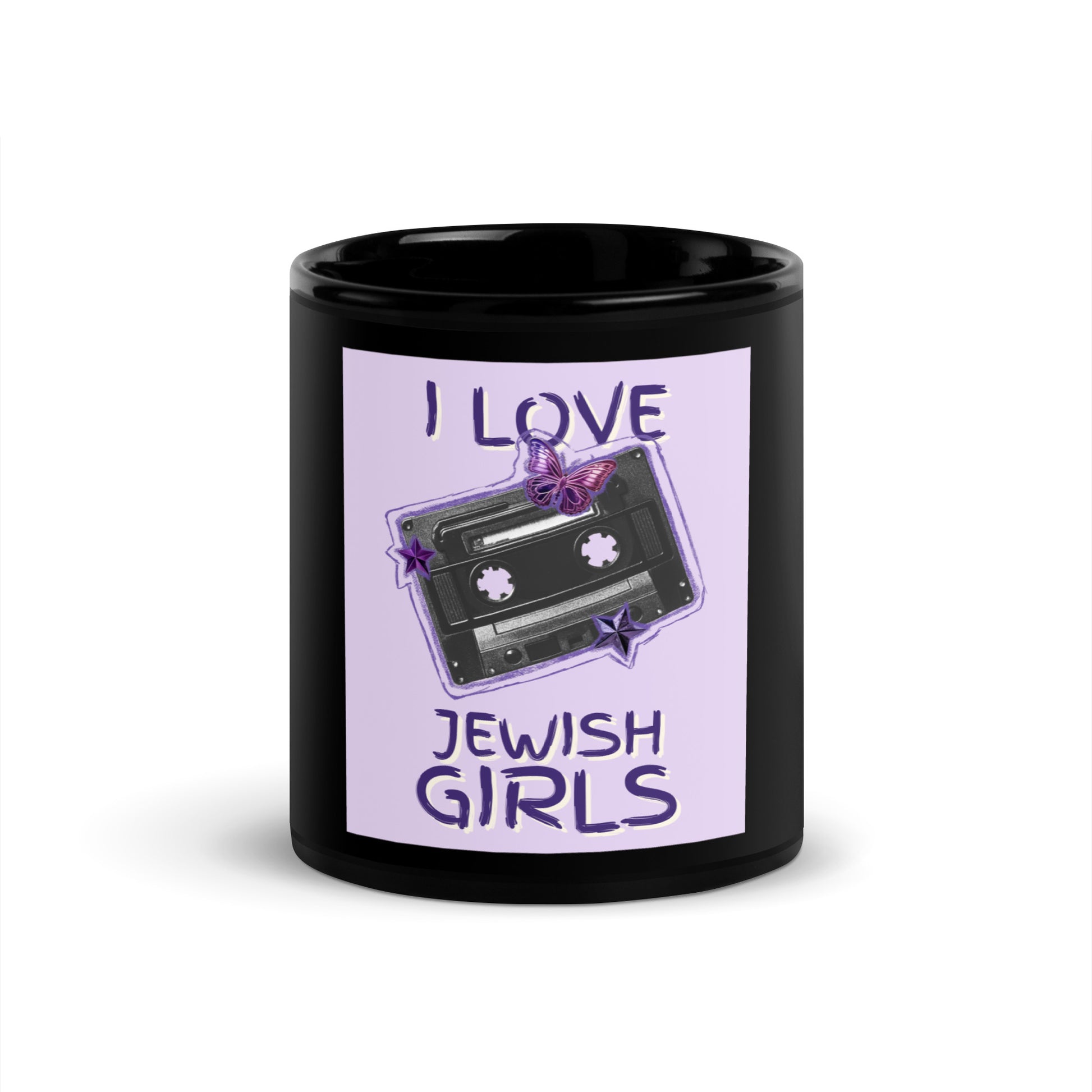 All In For Jews | Black Glossy Mug Jouparty