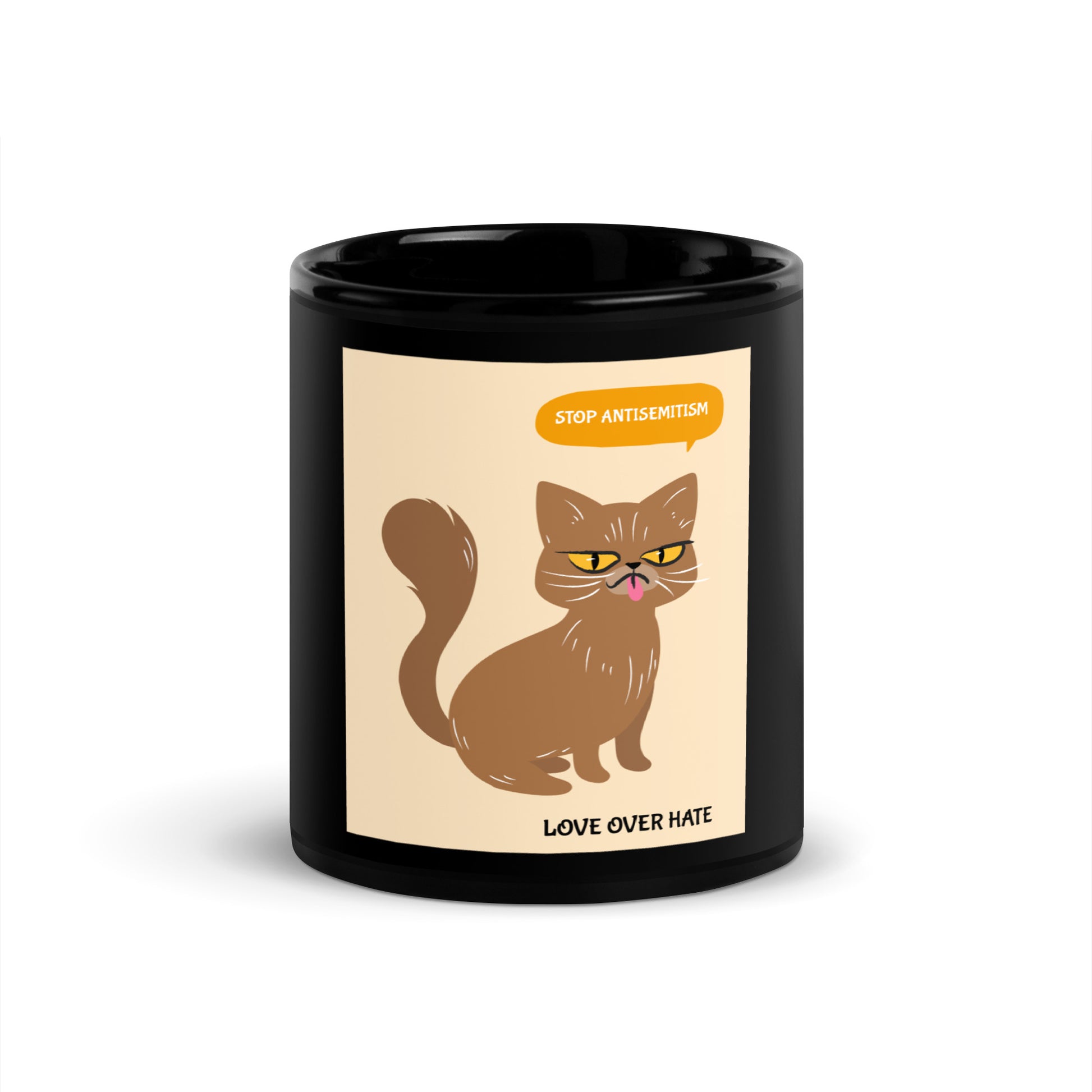 All In For Jews | Black Glossy Mug