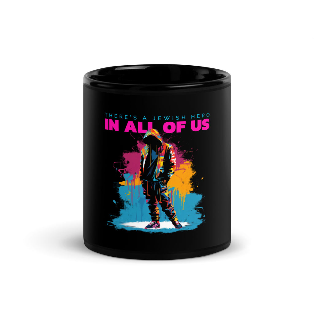 All In For Jews | Black Glossy Mug Jouparty