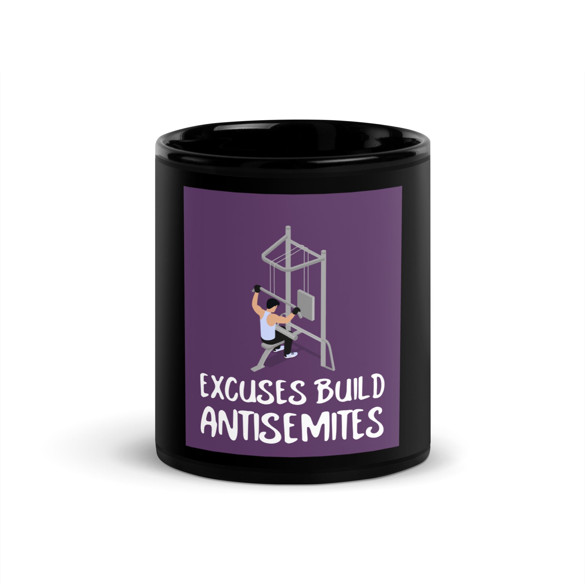 All In For Jews | Black Glossy Mug Jouparty