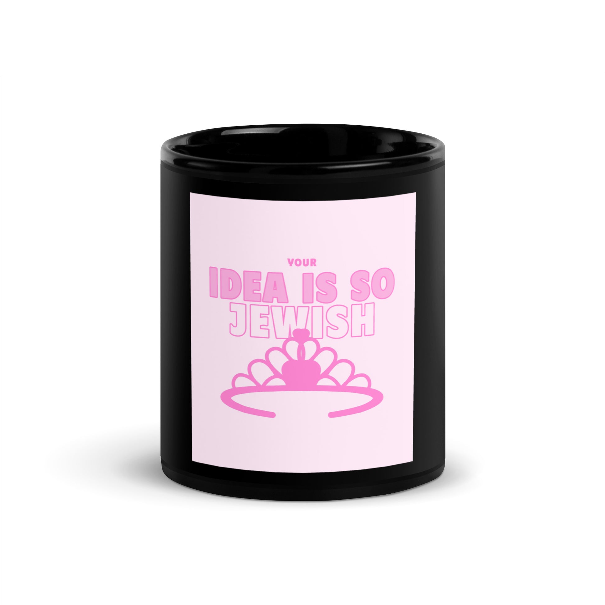 Jewish Pink Era | Black Glossy Mug