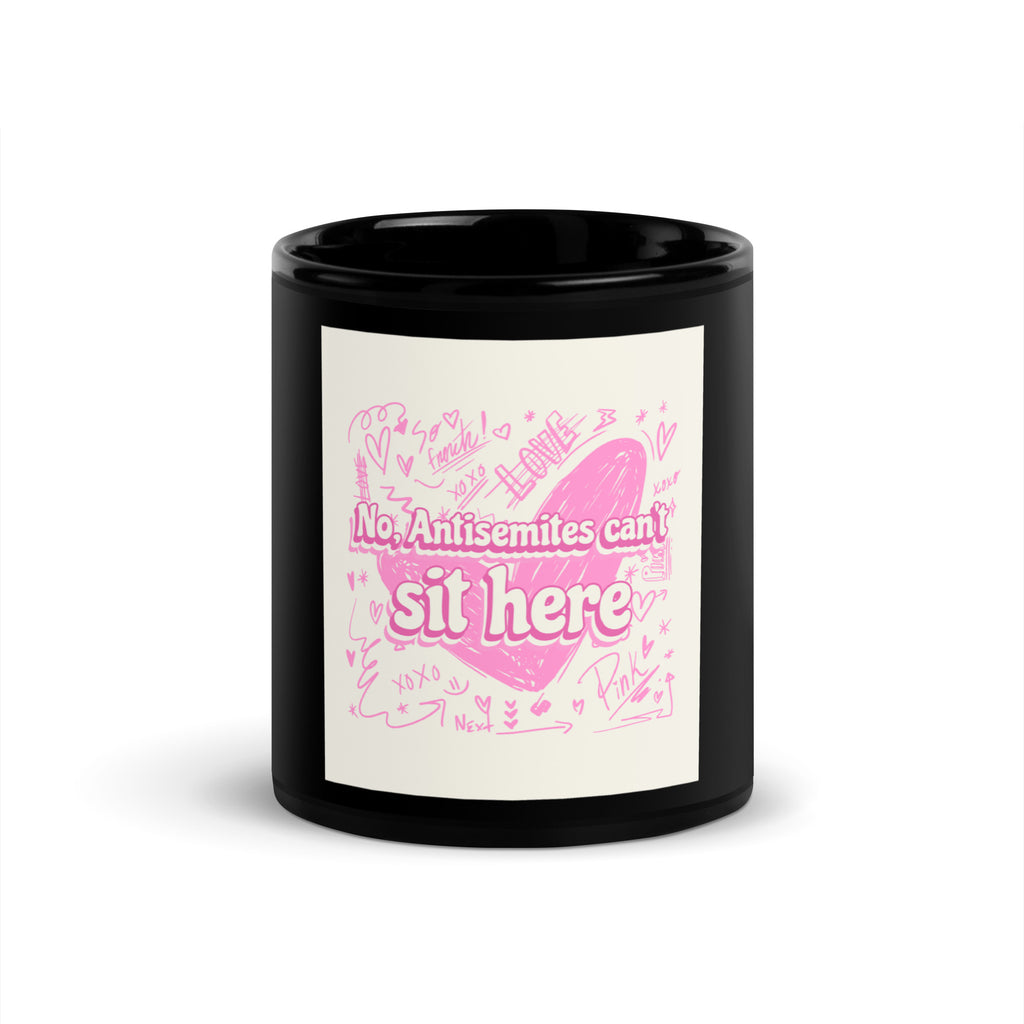 Jewish Pink Era | Black Glossy Mug Jouparty