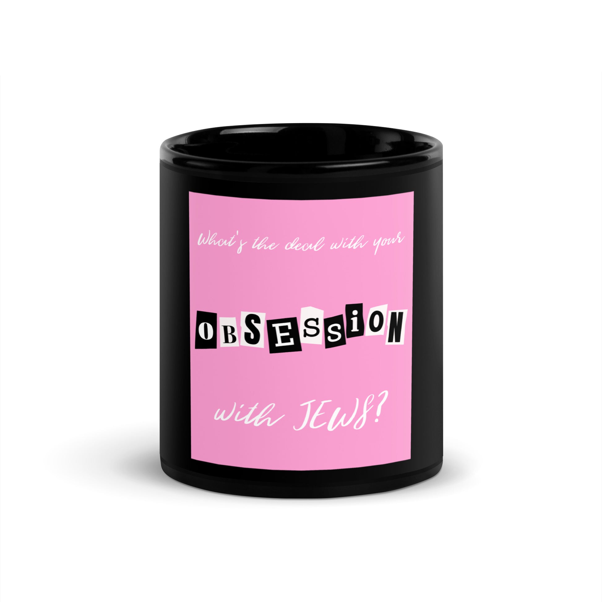 Jewish Pink Era | Black Glossy Mug