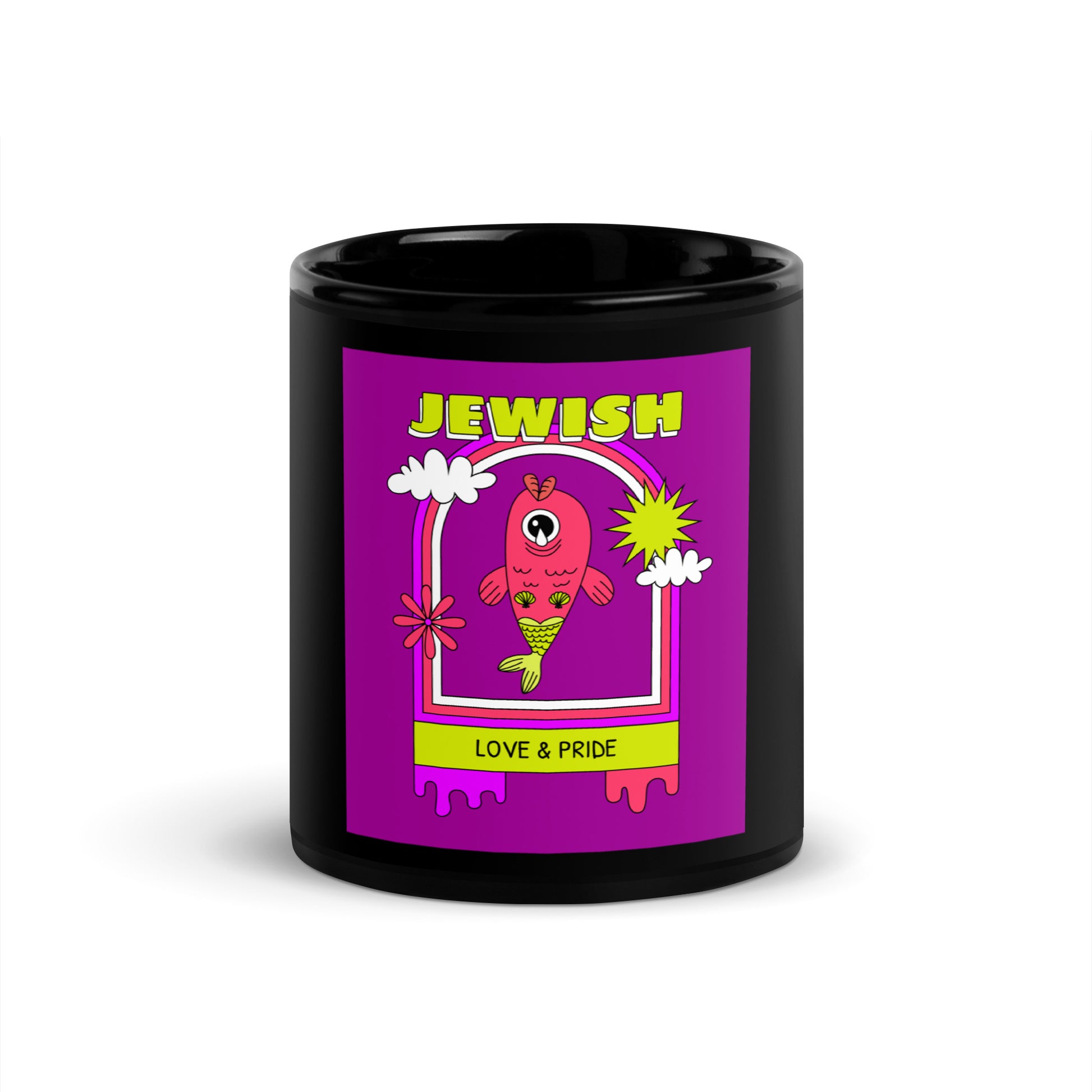 All In For Jews | Black Glossy Mug