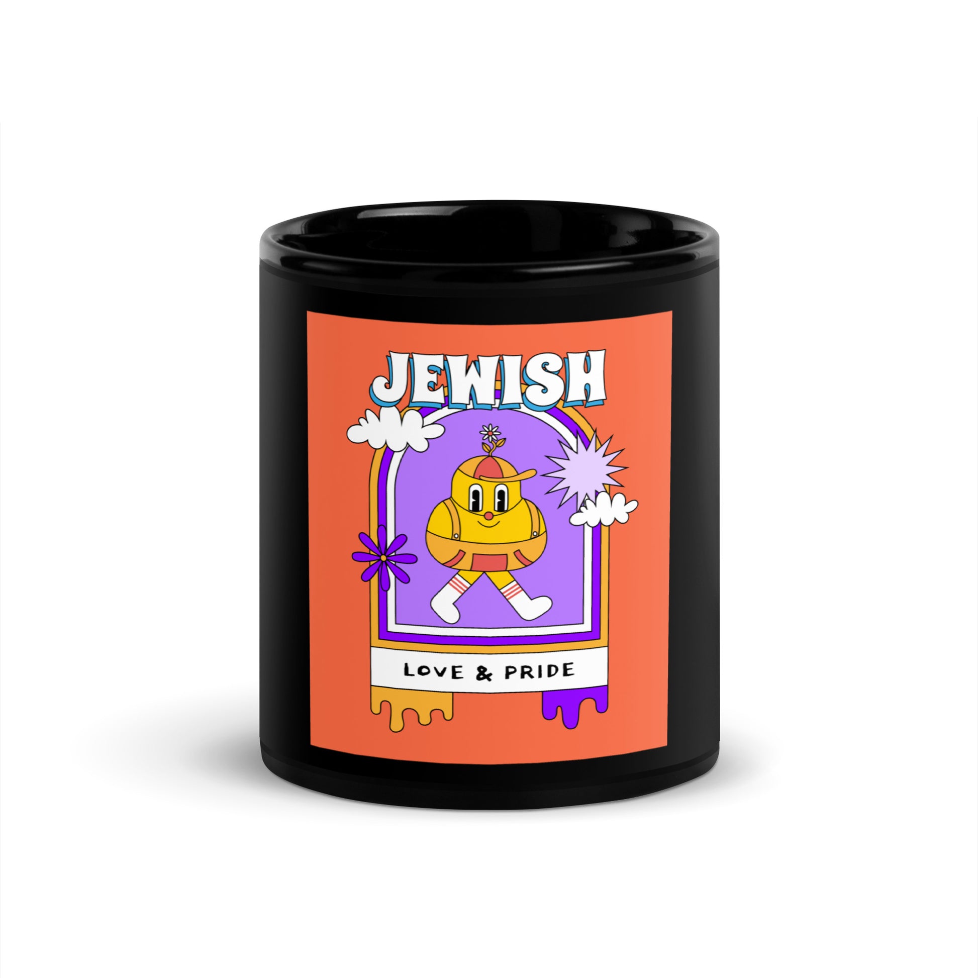 All In For Jews | Black Glossy Mug