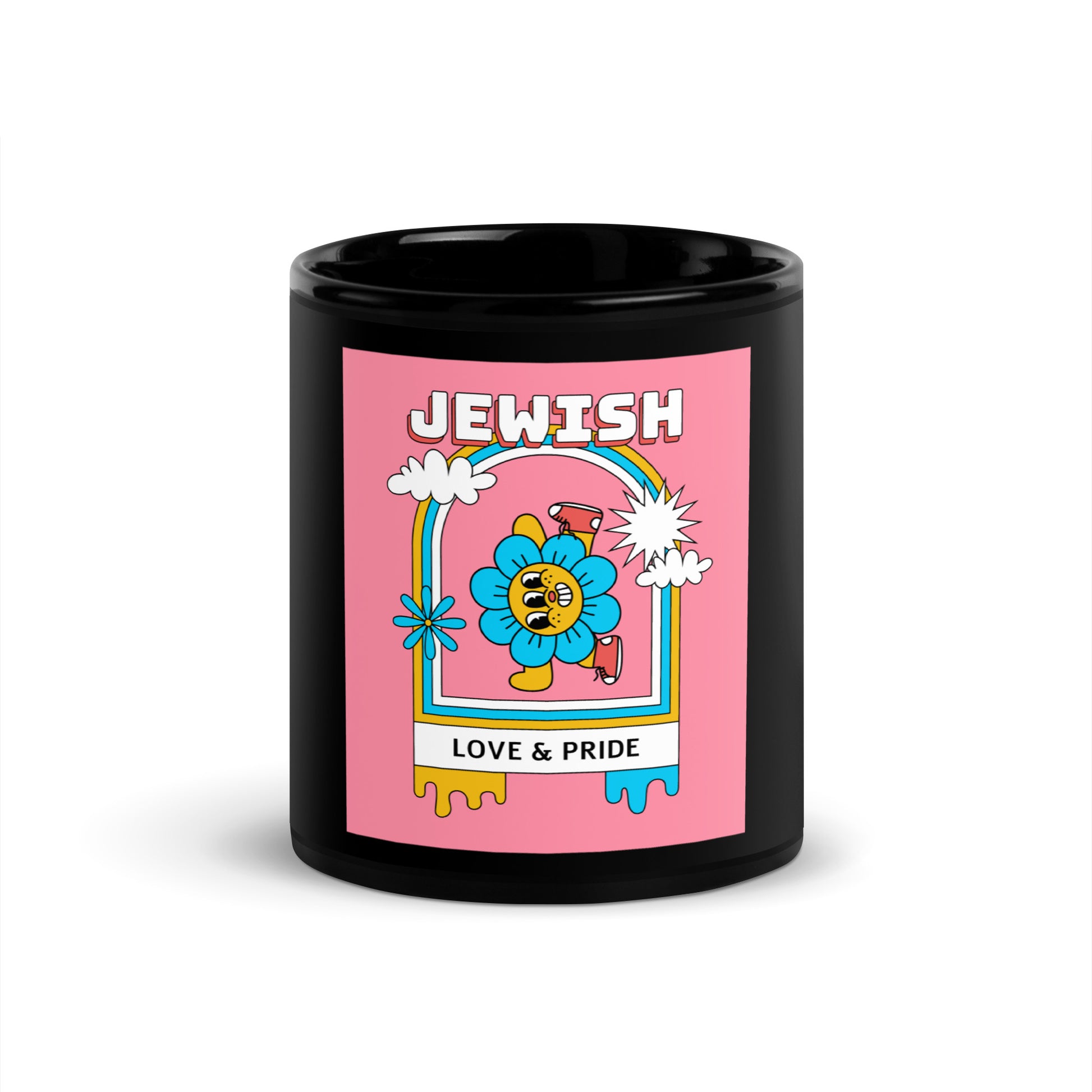 All In For Jews | Black Glossy Mug