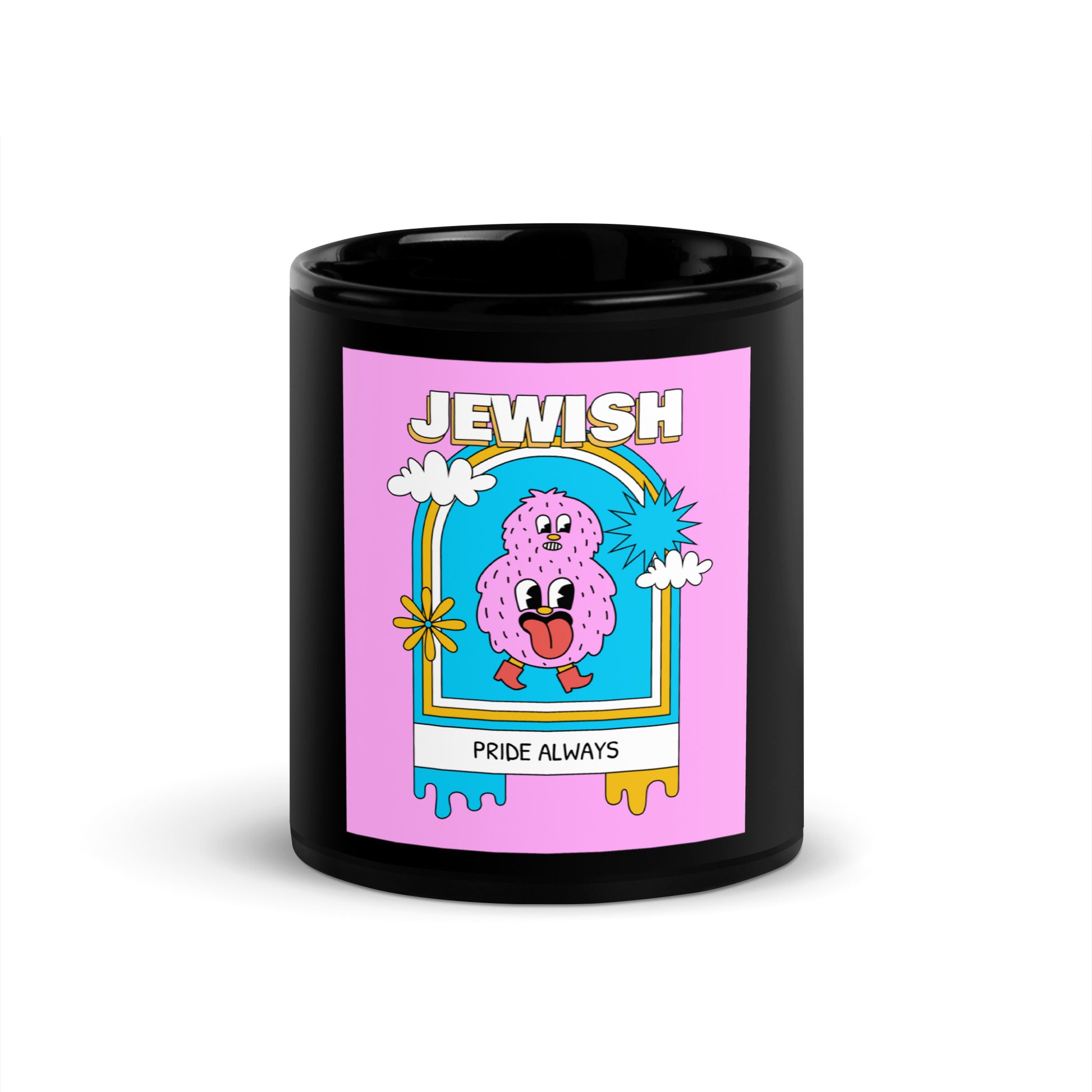 All In For Jews | Black Glossy Mug