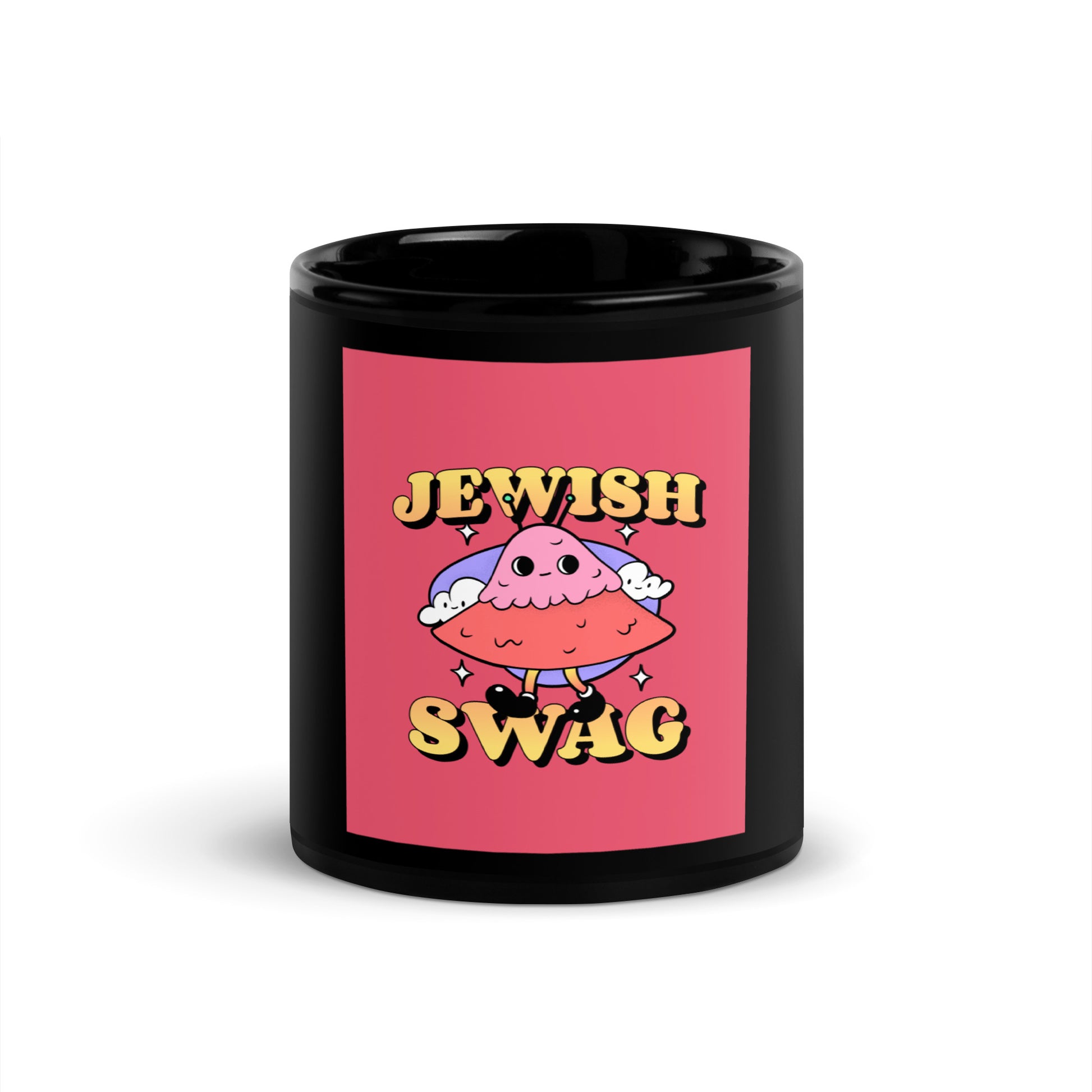All In For Jews | Black Glossy Mug