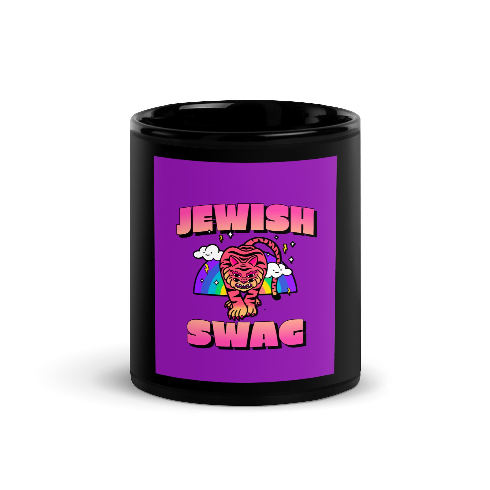 All In For Jews | Black Glossy Mug