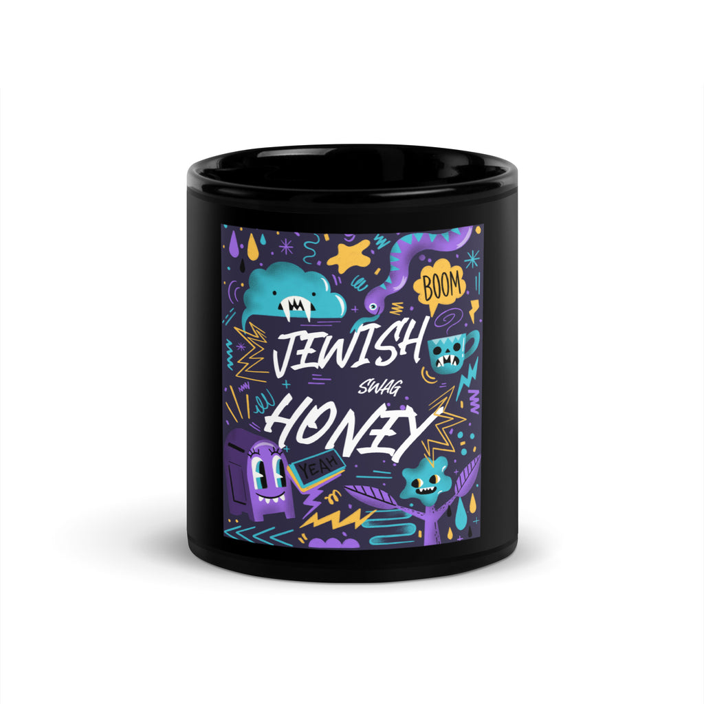 All In For Jews | Black Glossy Mug