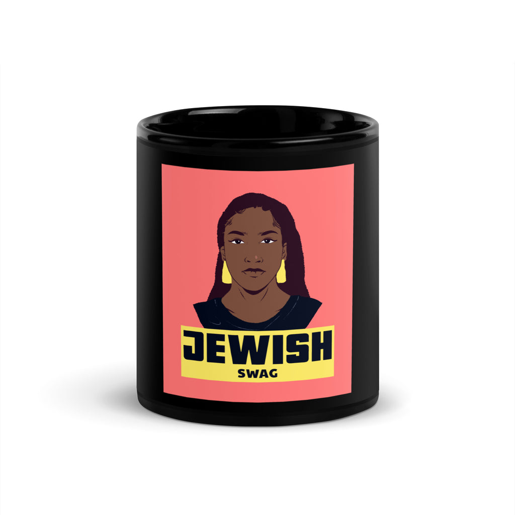 All In For Jews | Black Glossy Mug