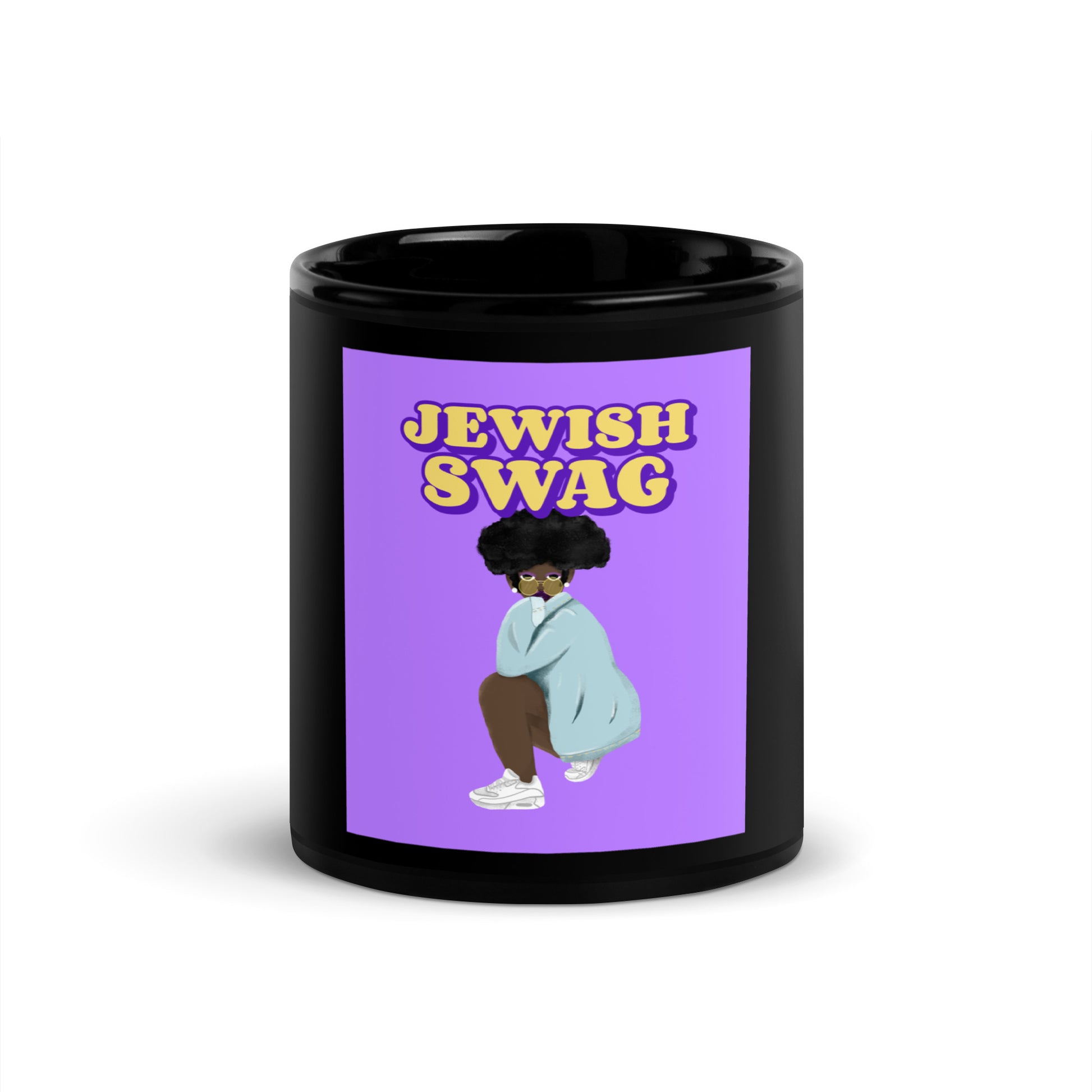 All In For Jews | Black Glossy Mug