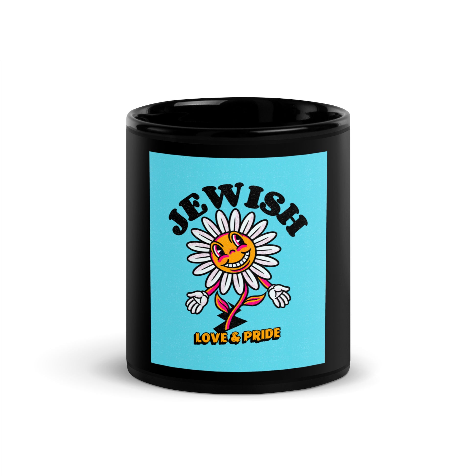 All In For Jews | Black Glossy Mug