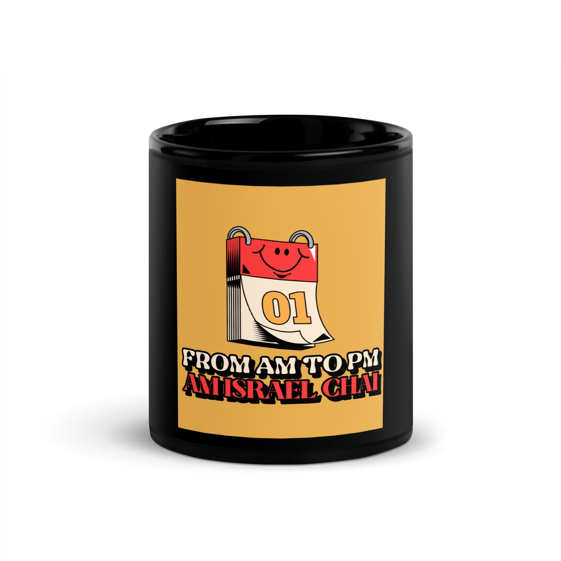 AM To PM | Black Glossy Mug