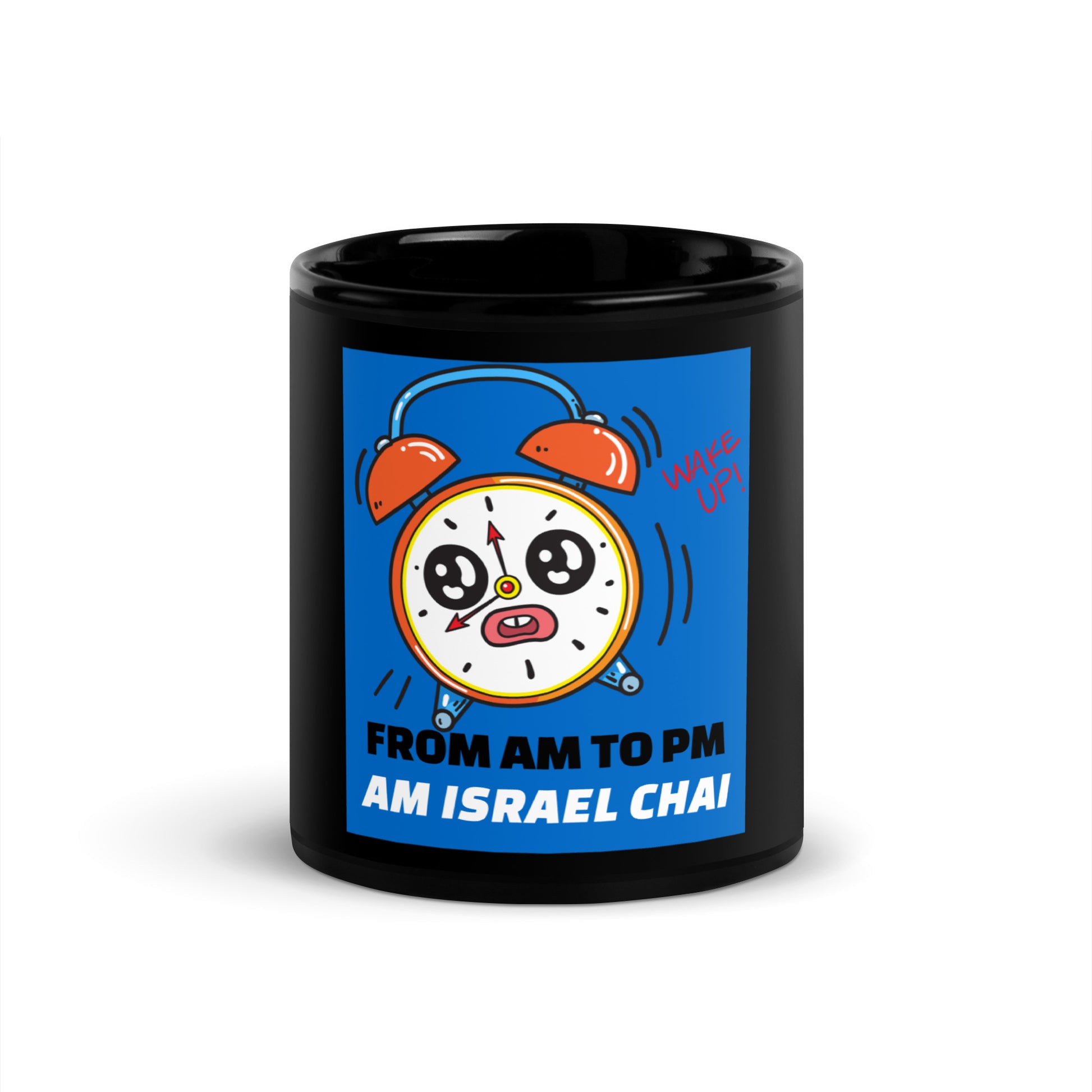 AM To PM | Black Glossy Mug