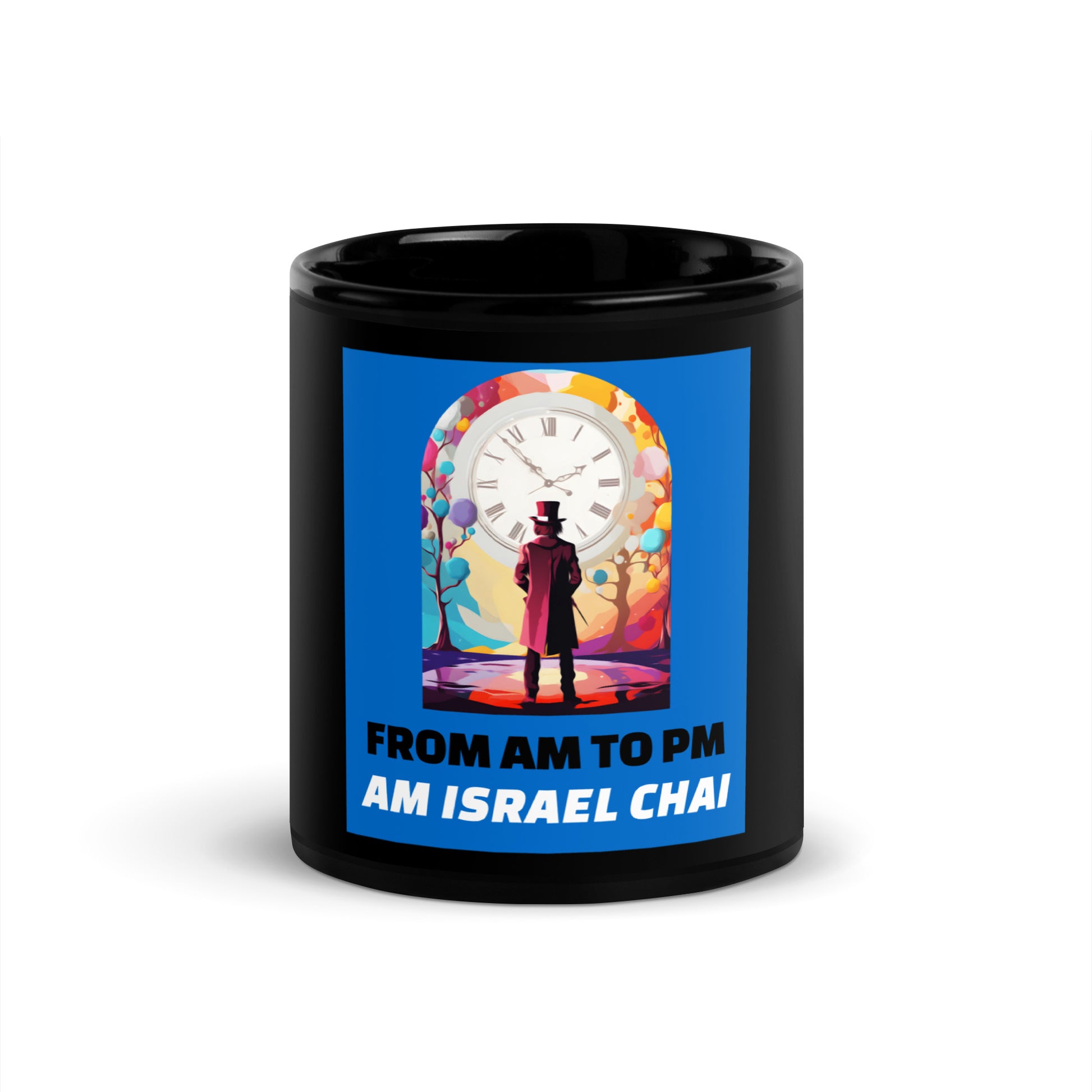 AM To PM | Black Glossy Mug