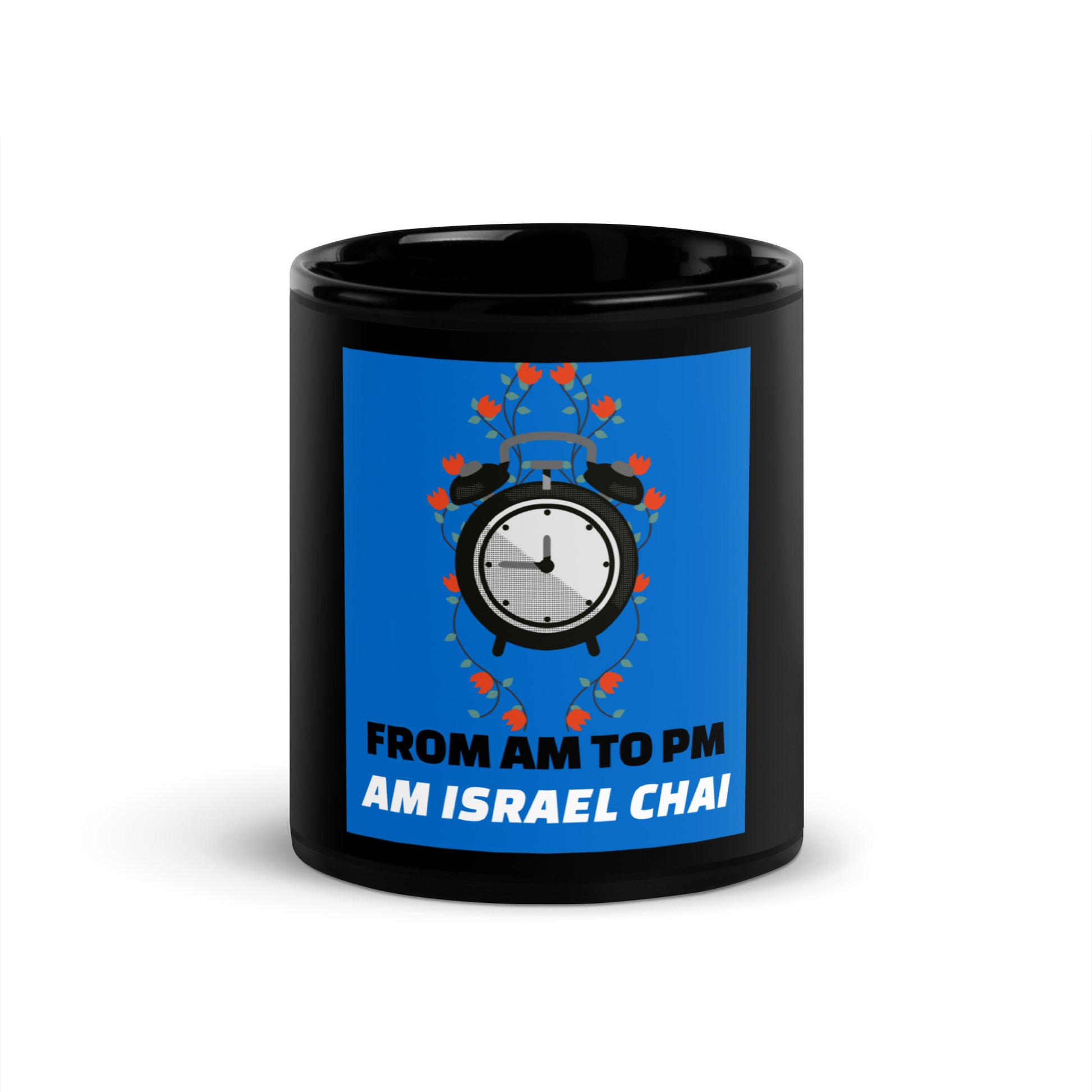 AM To PM | Black Glossy Mug