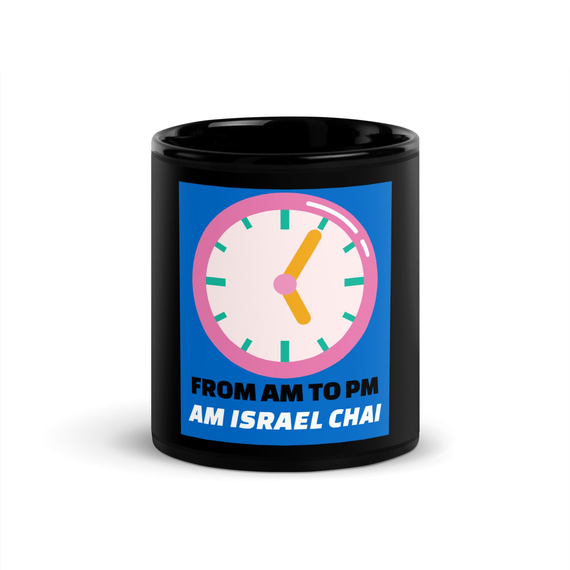 AM To PM | Black Glossy Mug