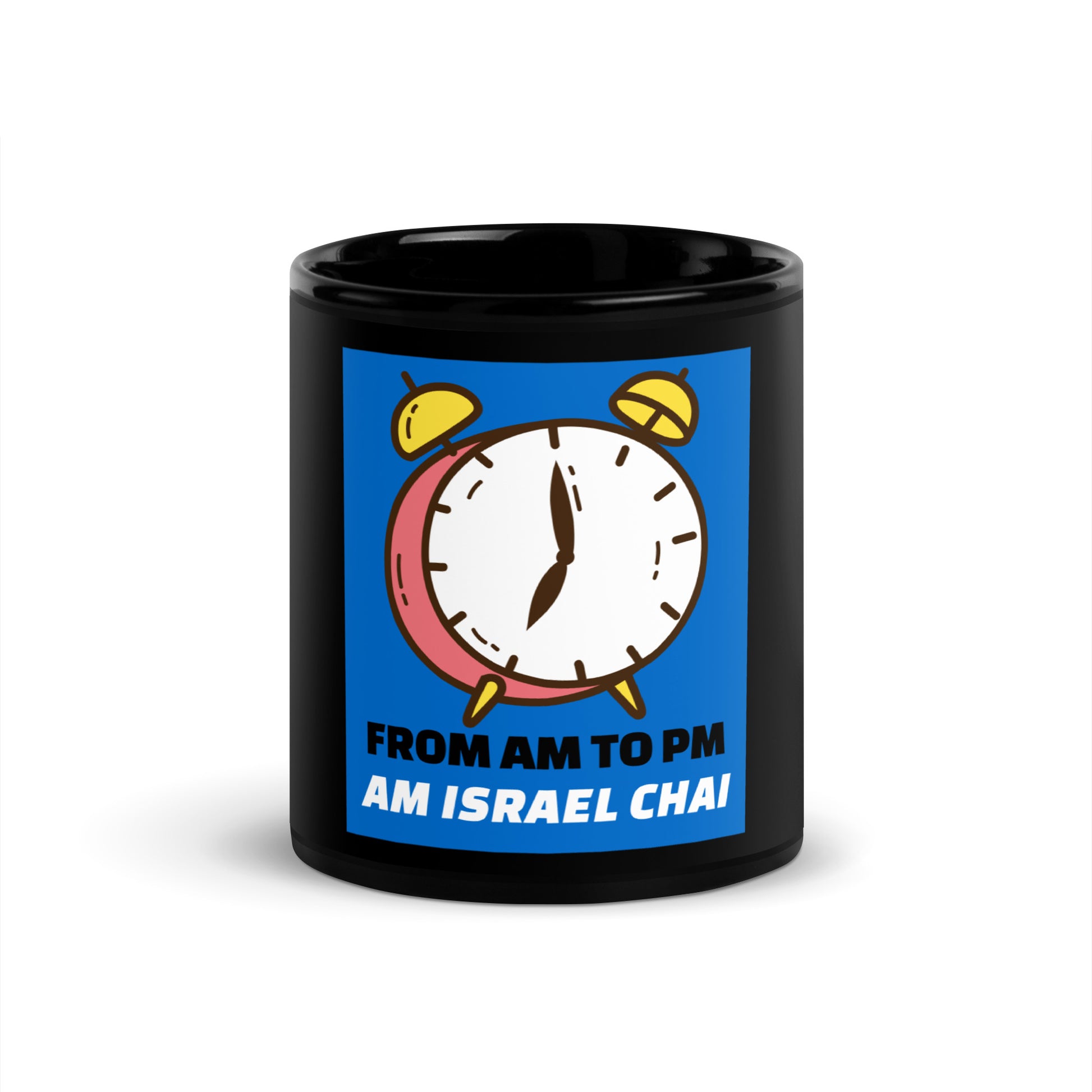 AM To PM | Black Glossy Mug