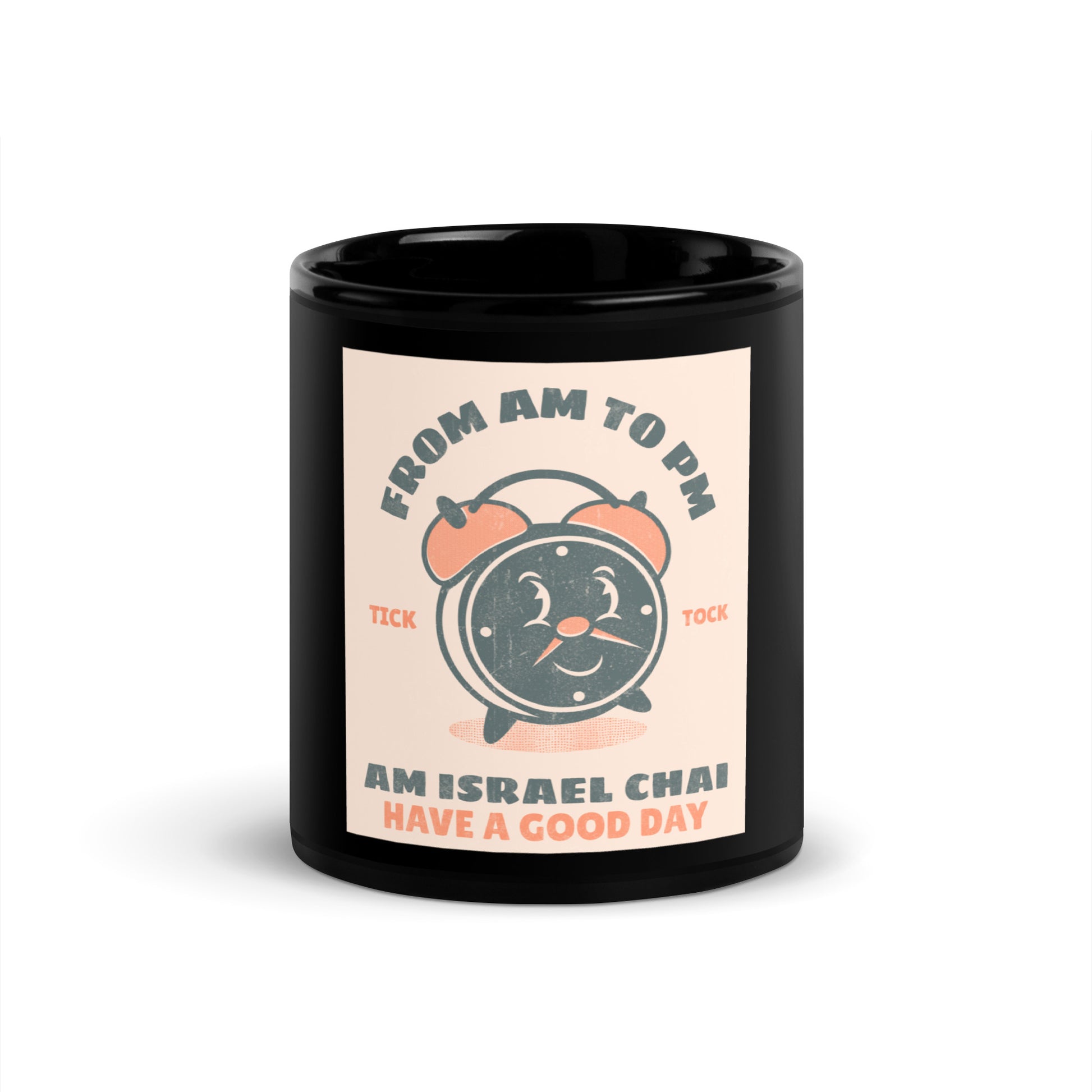 AM To PM | Black Glossy Mug