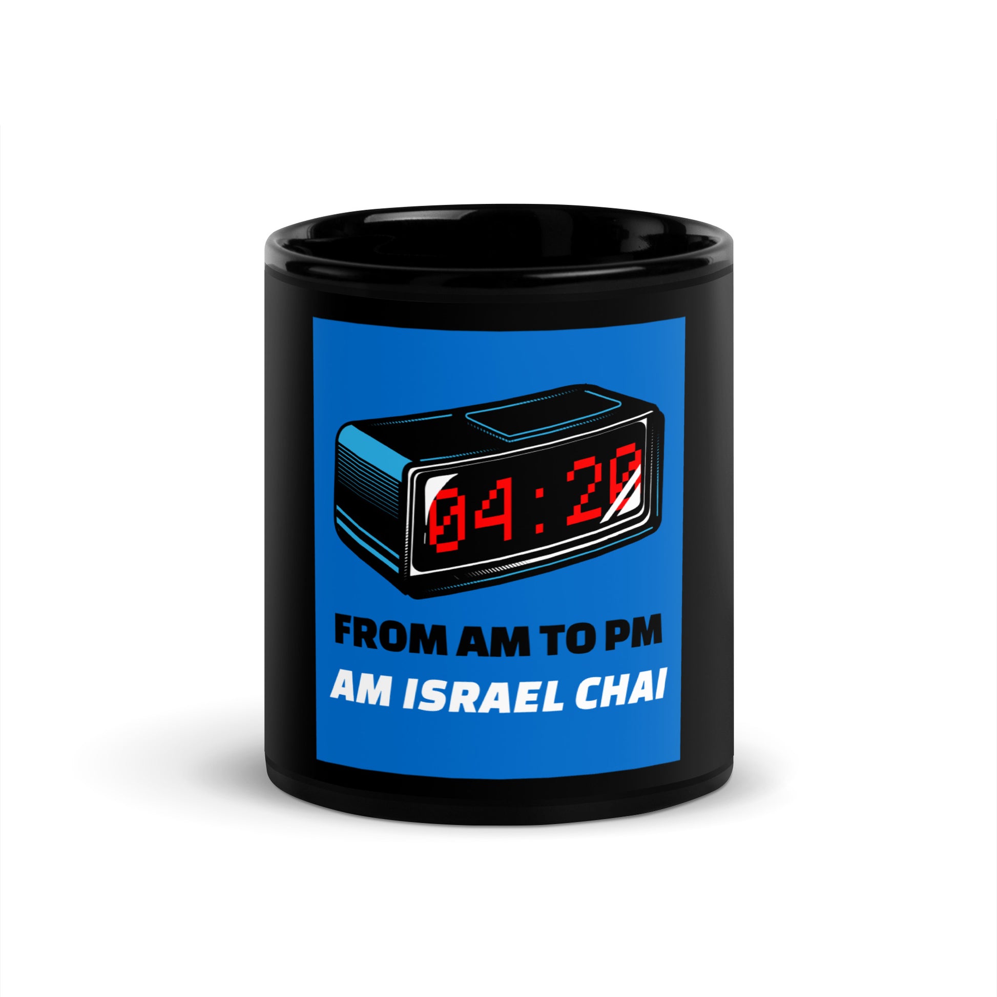 AM To PM | Black Glossy Mug