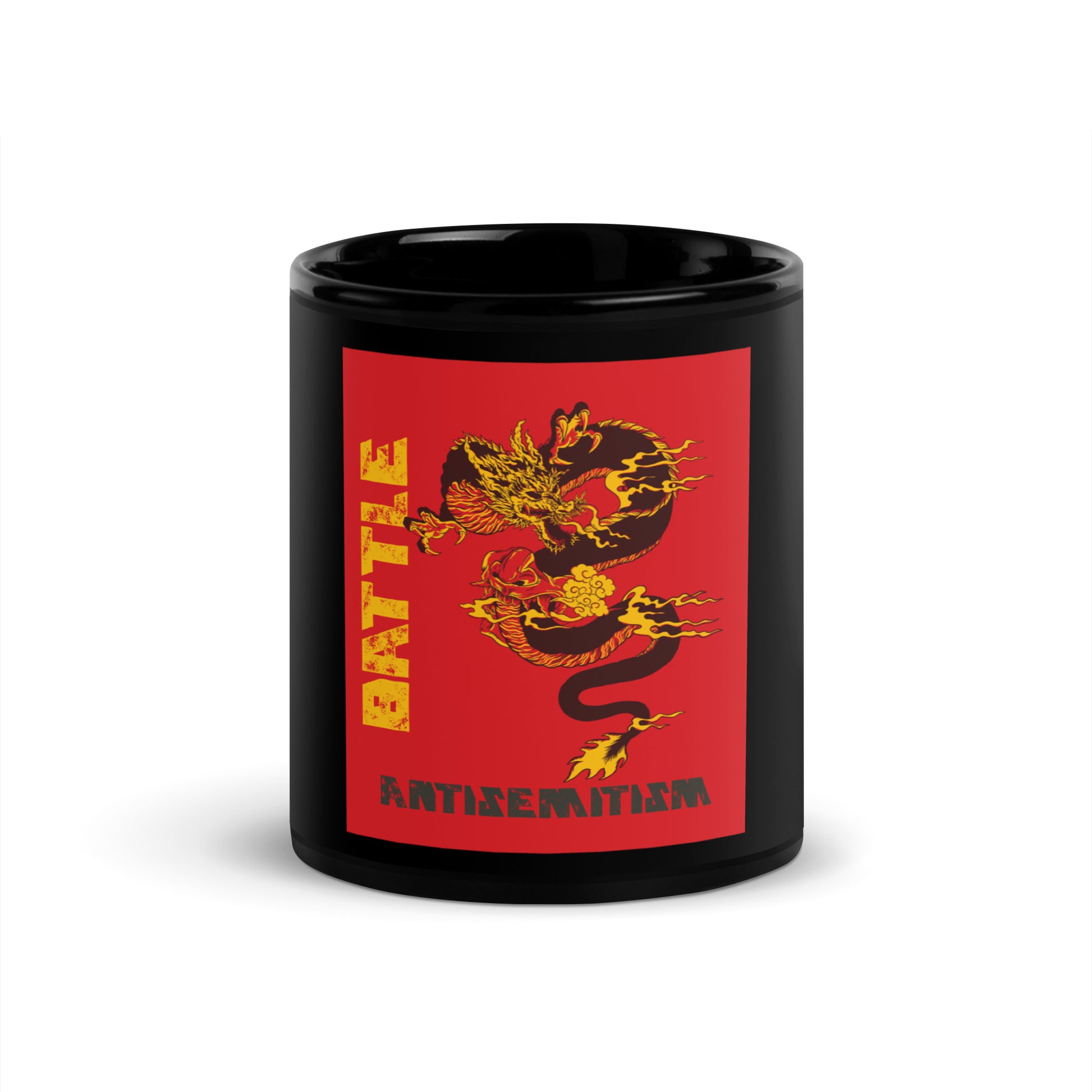Dragon Adventure | Black Glossy Mug