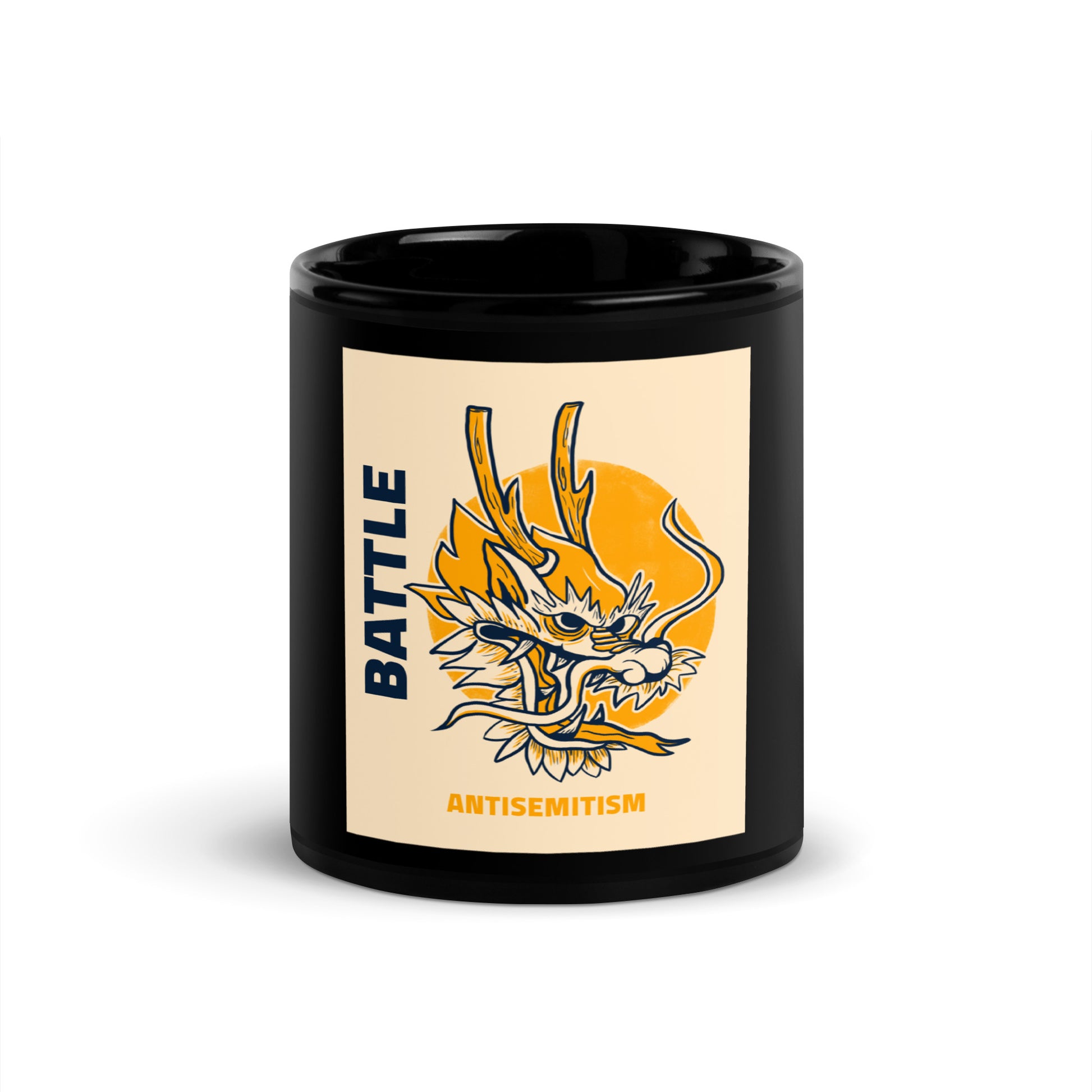 Dragon Adventure | Black Glossy Mug
