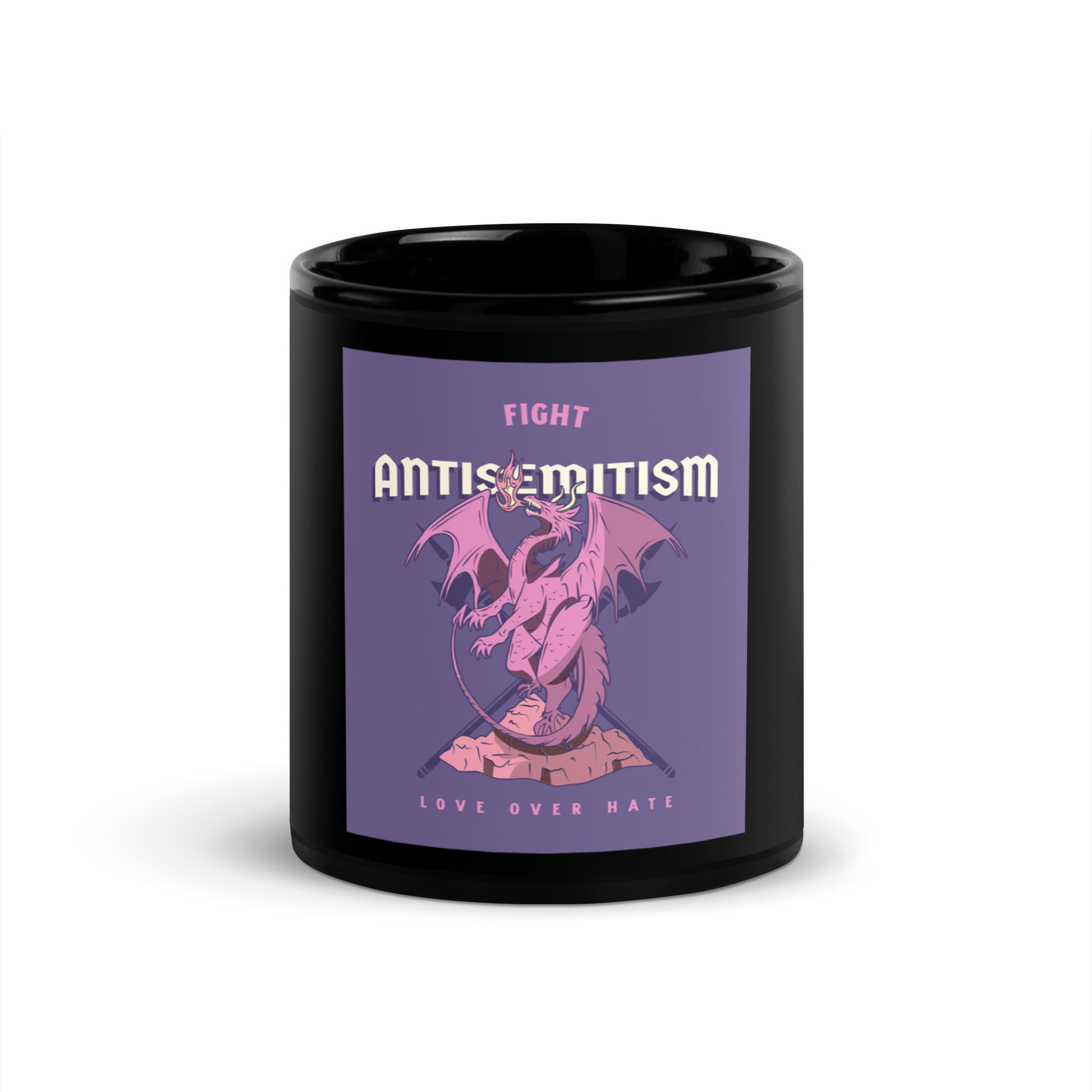 Dragon Adventure | Black Glossy Mug