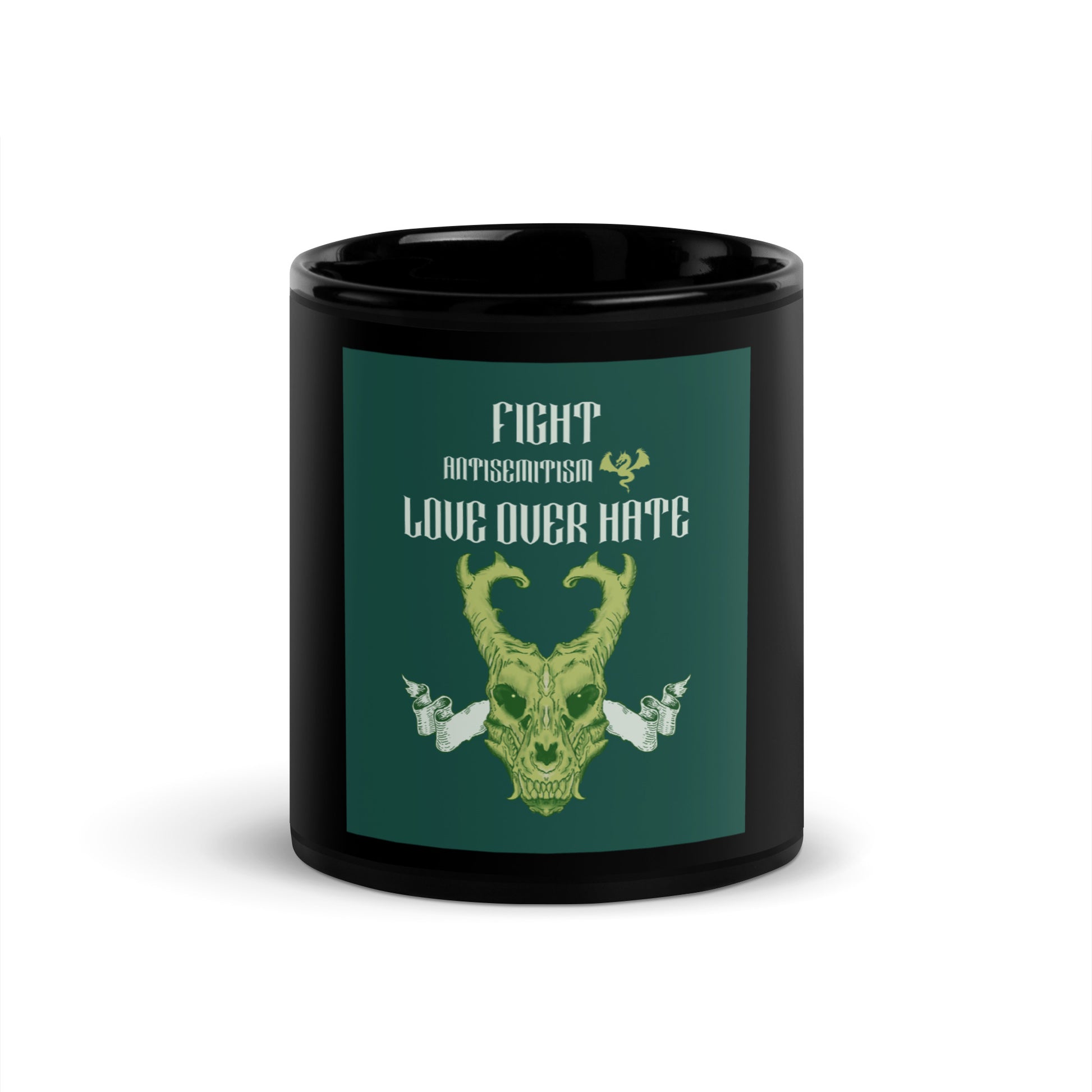 Dragon Adventure | Black Glossy Mug
