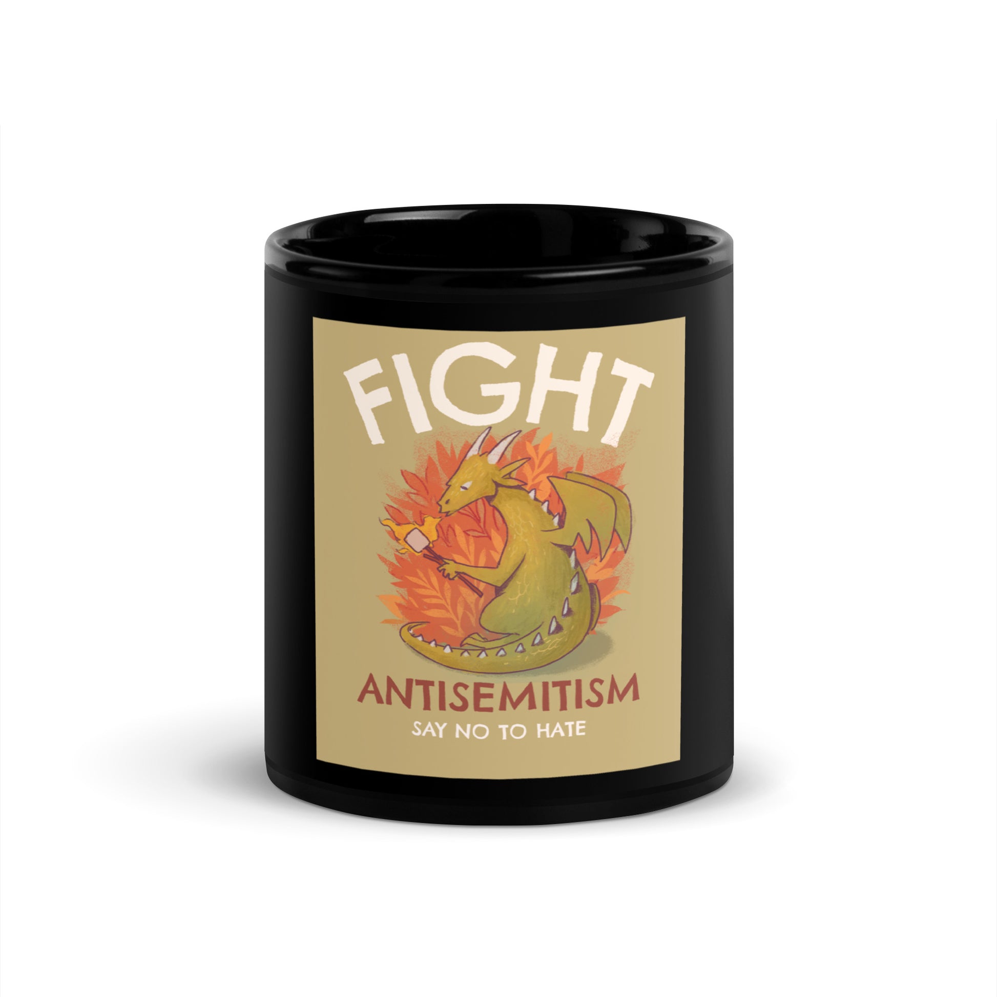 Dragon Adventure | Black Glossy Mug