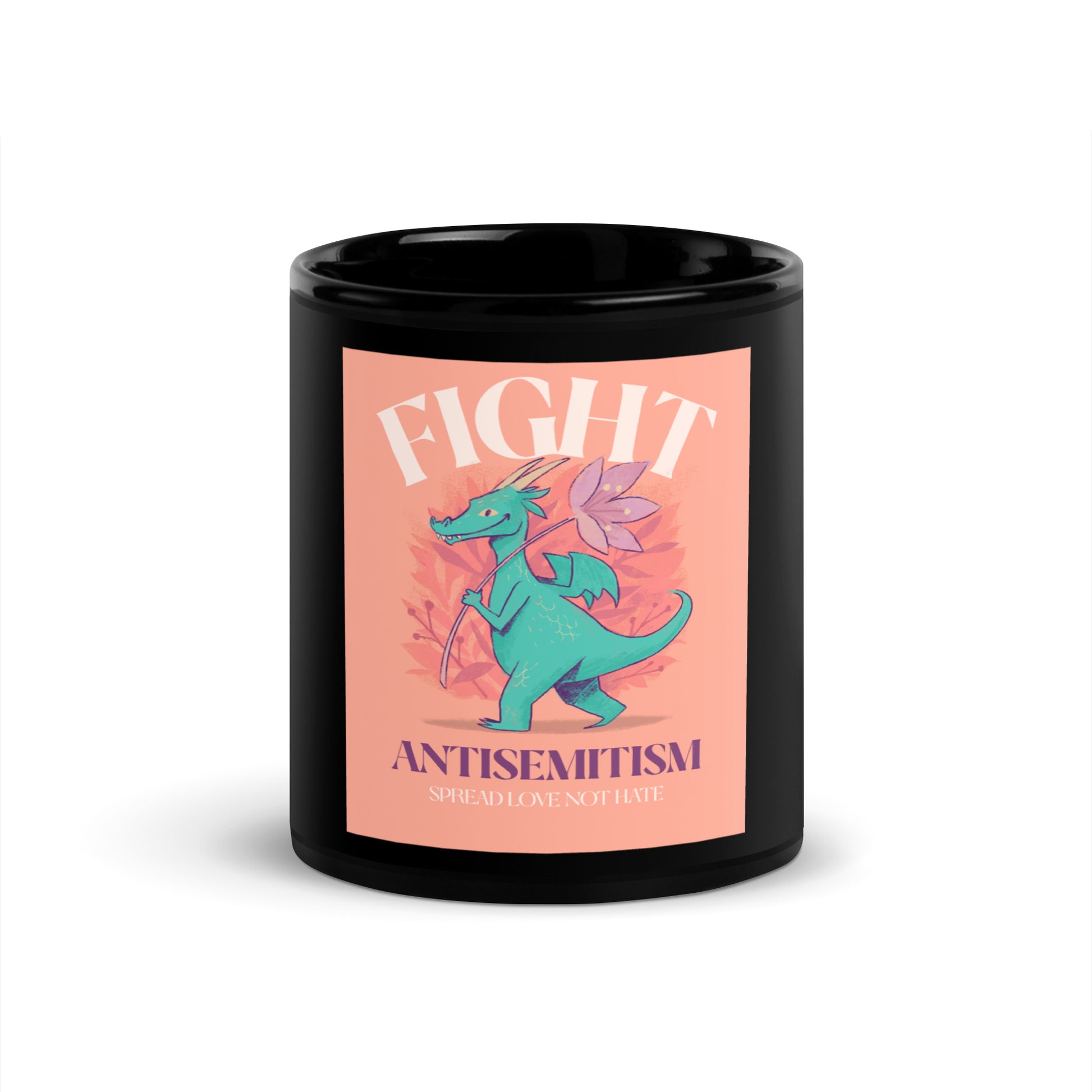 Dragon Adventure | Black Glossy Mug