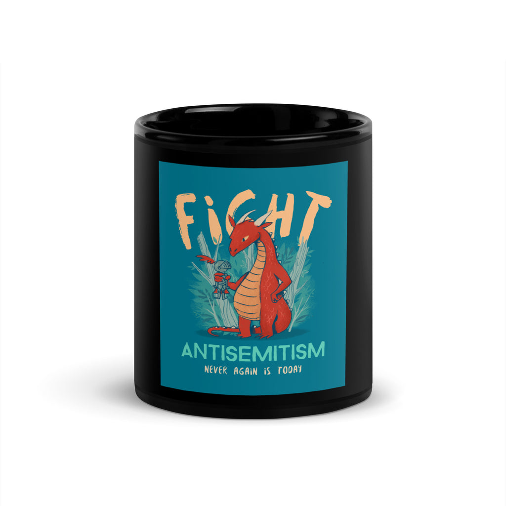 Dragon Adventure | Black Glossy Mug
