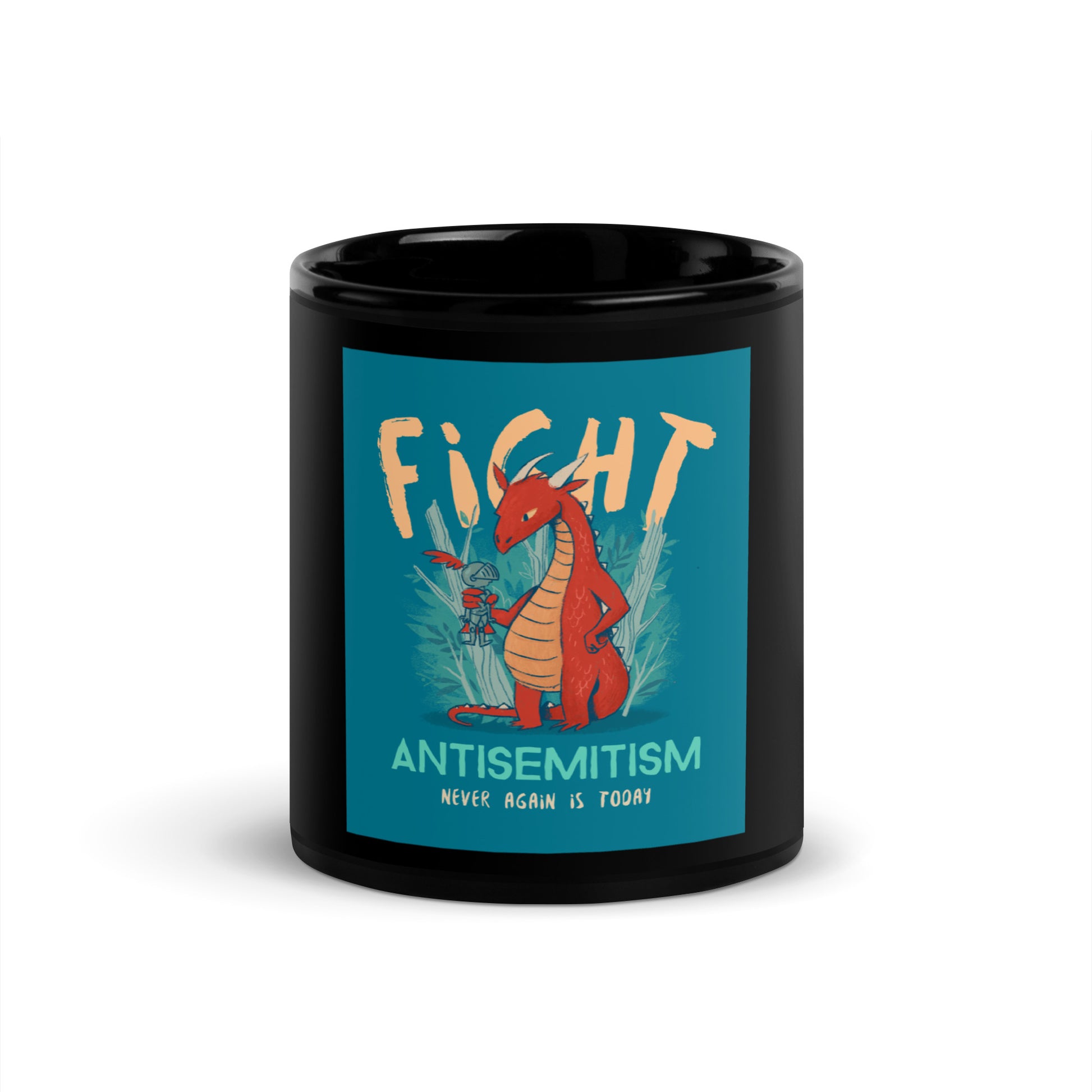 Dragon Adventure | Black Glossy Mug