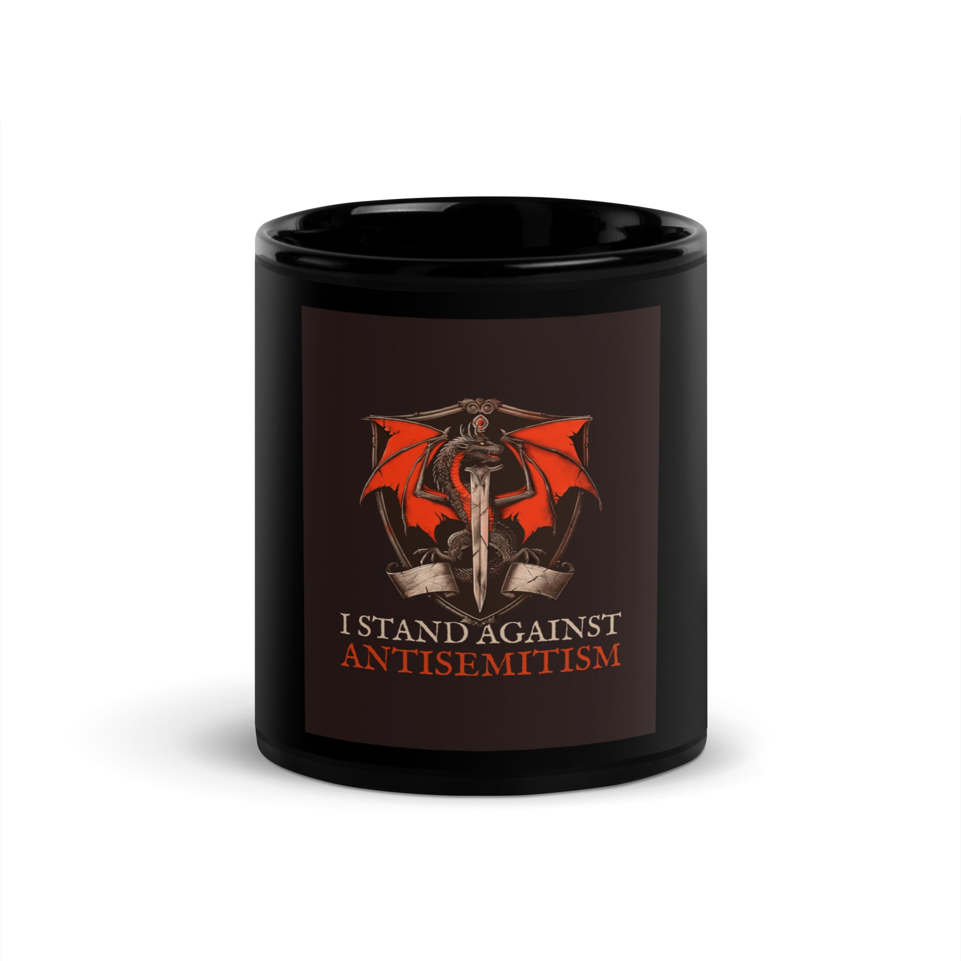 Dragon Adventure | Black Glossy Mug